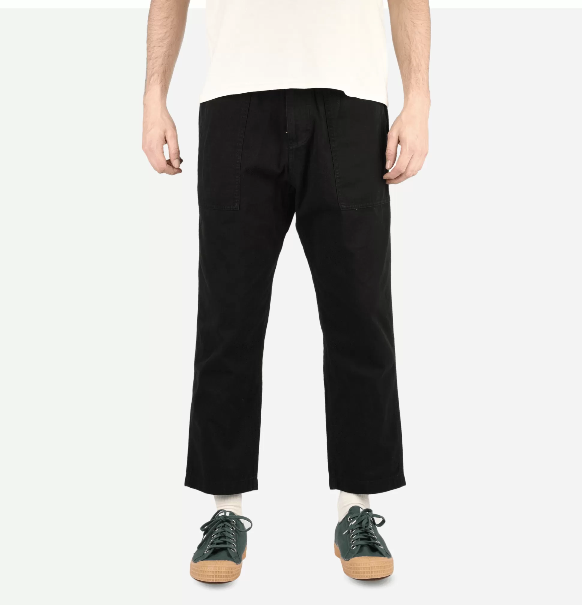 GRAMICCI Trousers<Loose Tapered Pants Black