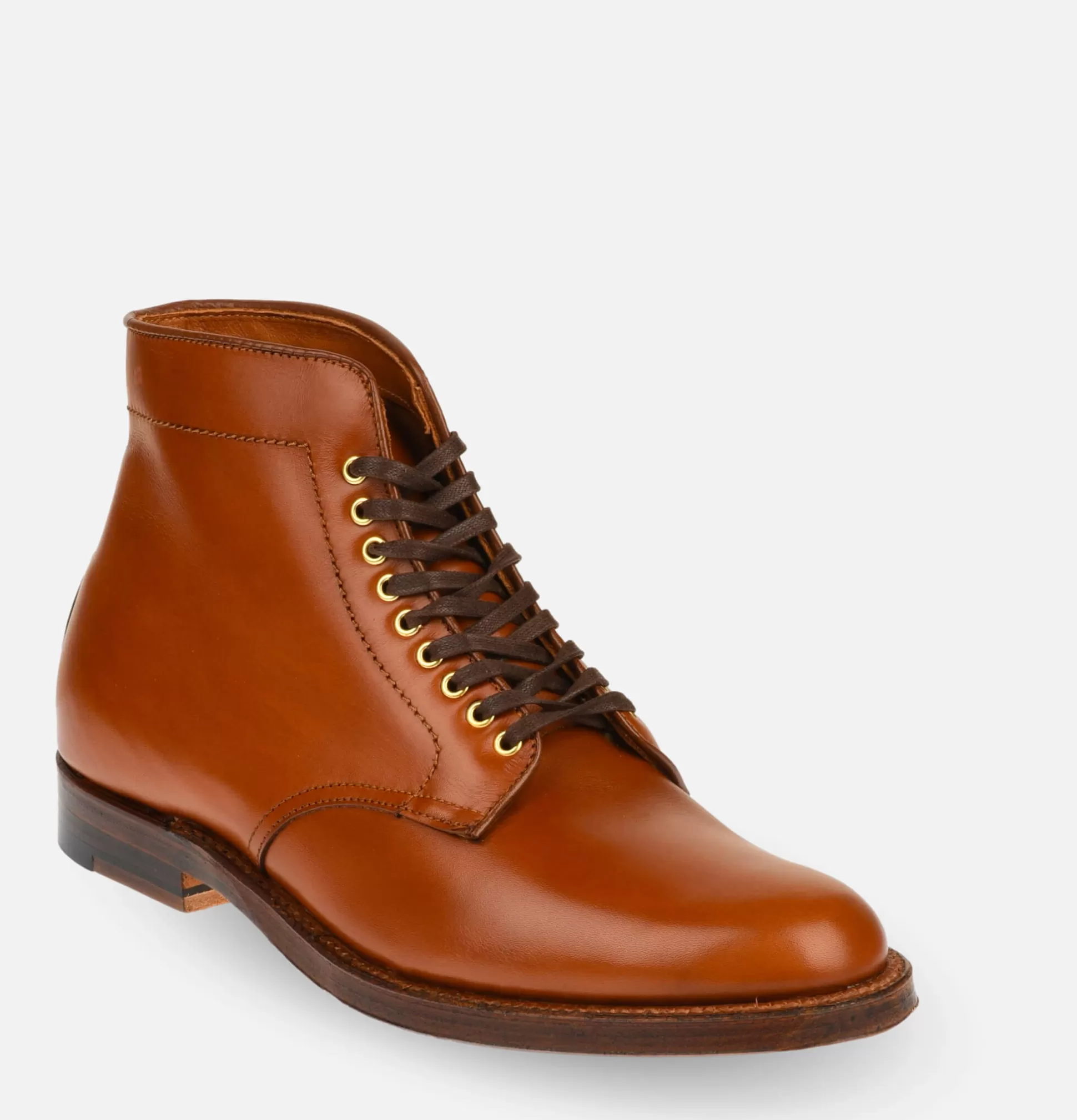 ALDEN SHOE CO Shoes<M1811 - Plain Toe Blucher Tan