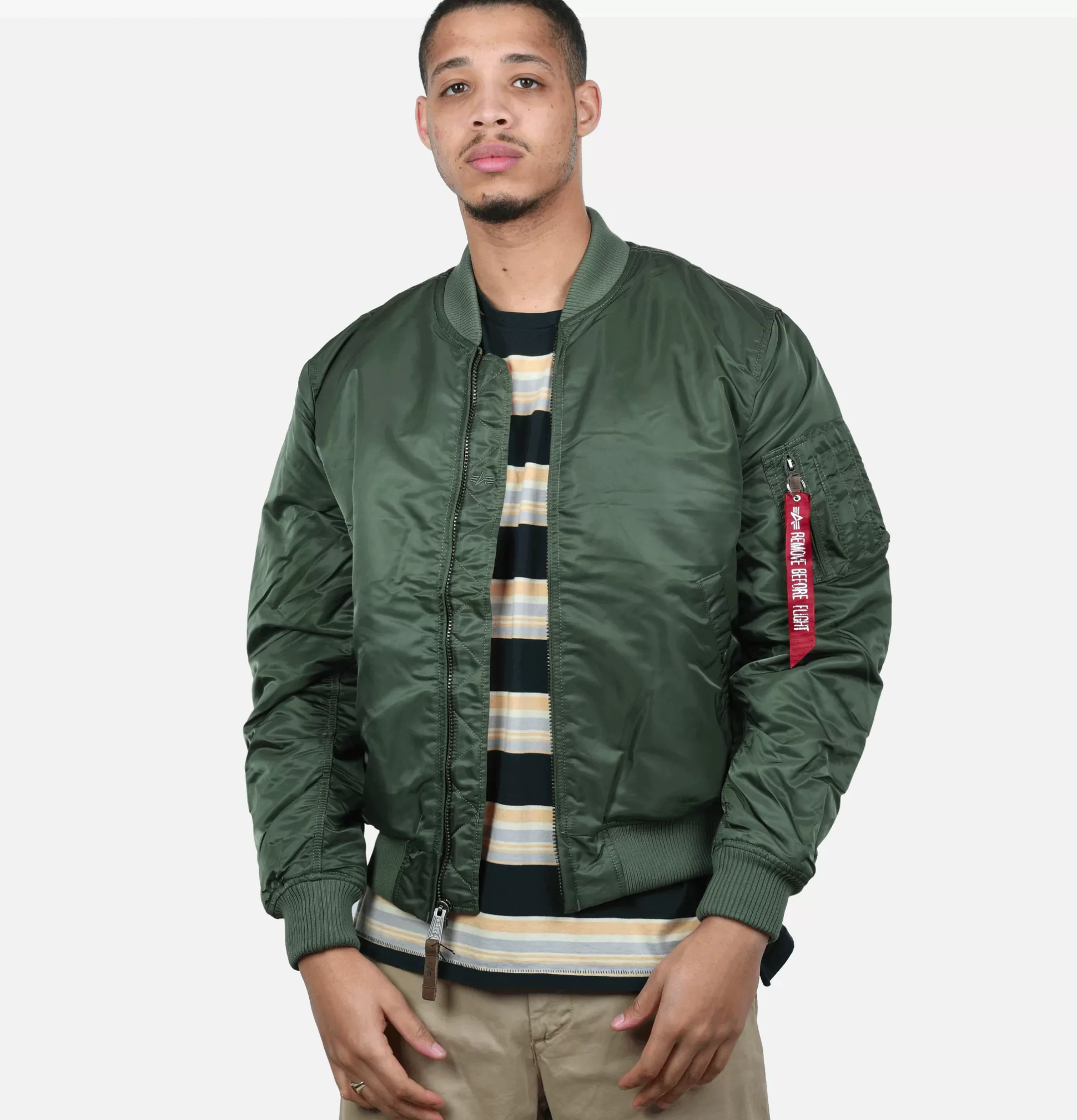 ALPHA INDUSTRIES Coats & Jackets<Ma-1 Bomber Sage Green