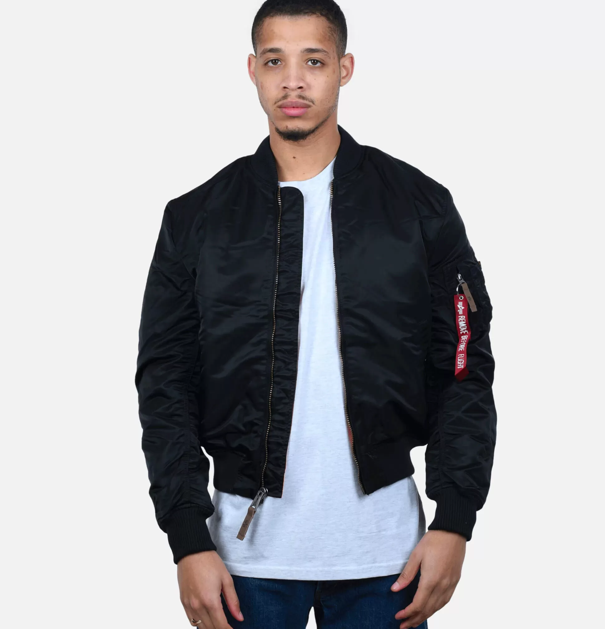 ALPHA INDUSTRIES Coats & Jackets<Ma-1 Flight Bomber Black