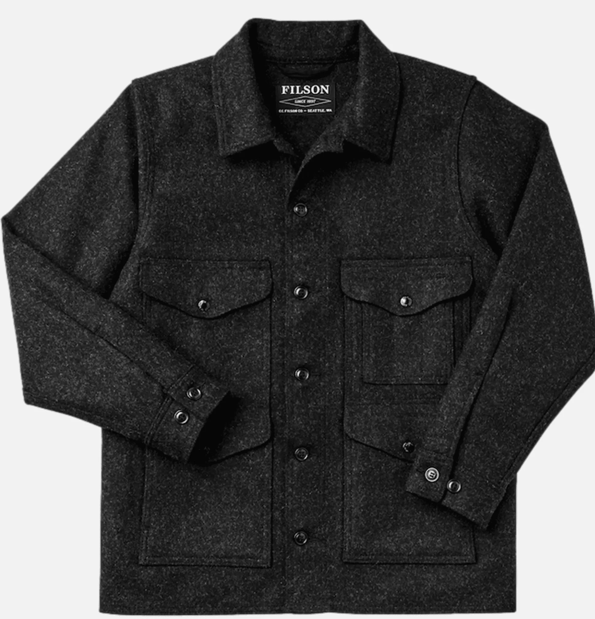 FILSON Coats & Jackets<Mackinaw Cruiser Charcoal