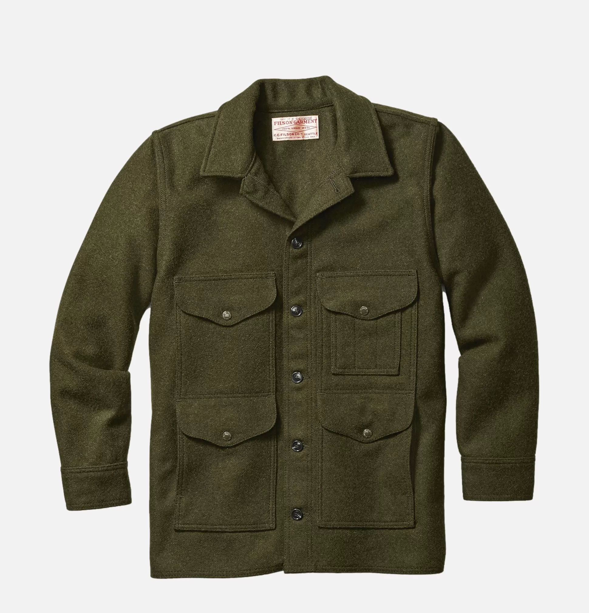 FILSON Coats & Jackets<Mackinaw Cruiser Forest Green