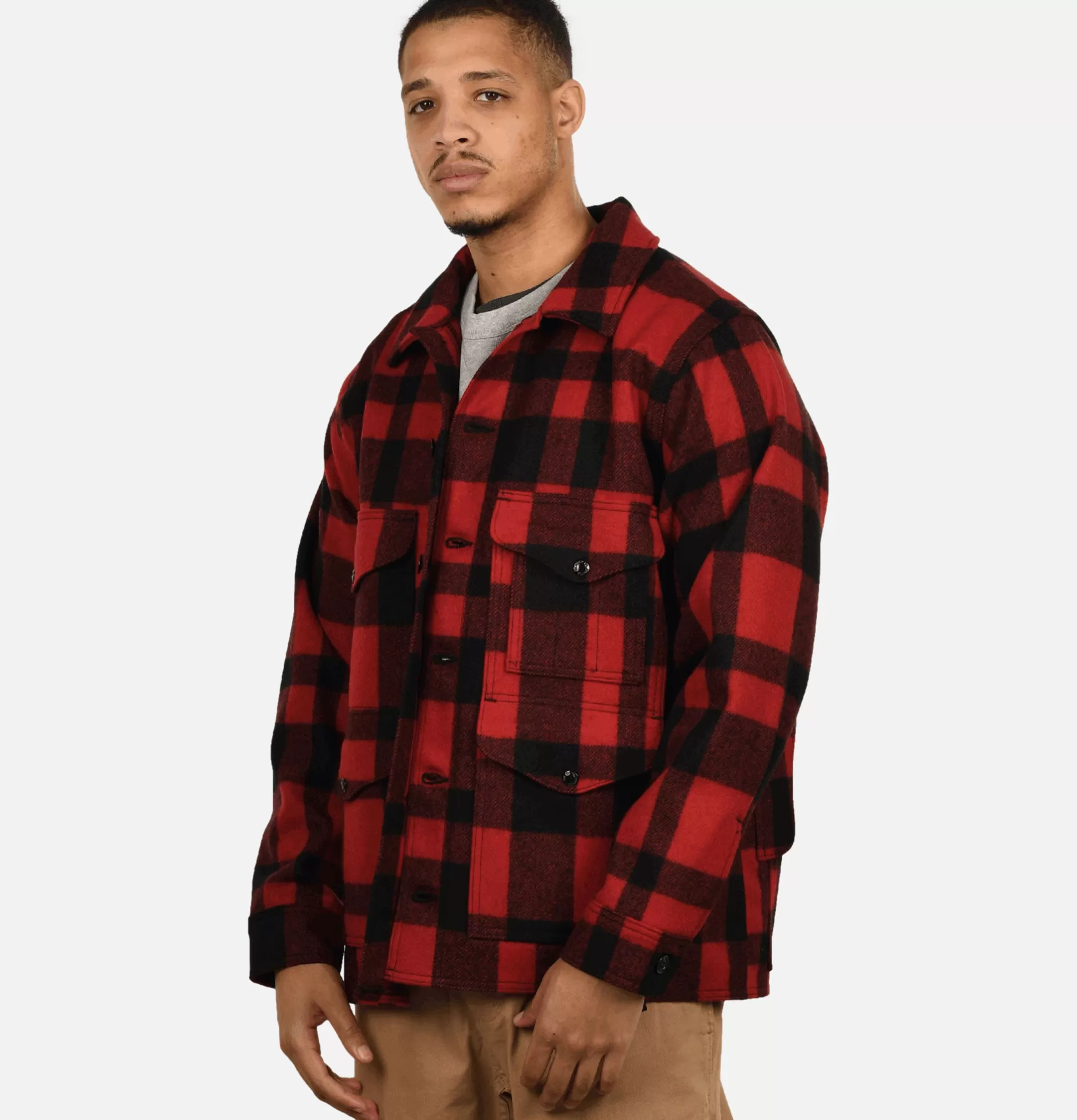 FILSON Coats & Jackets<Mackinaw Cruiser Red Black