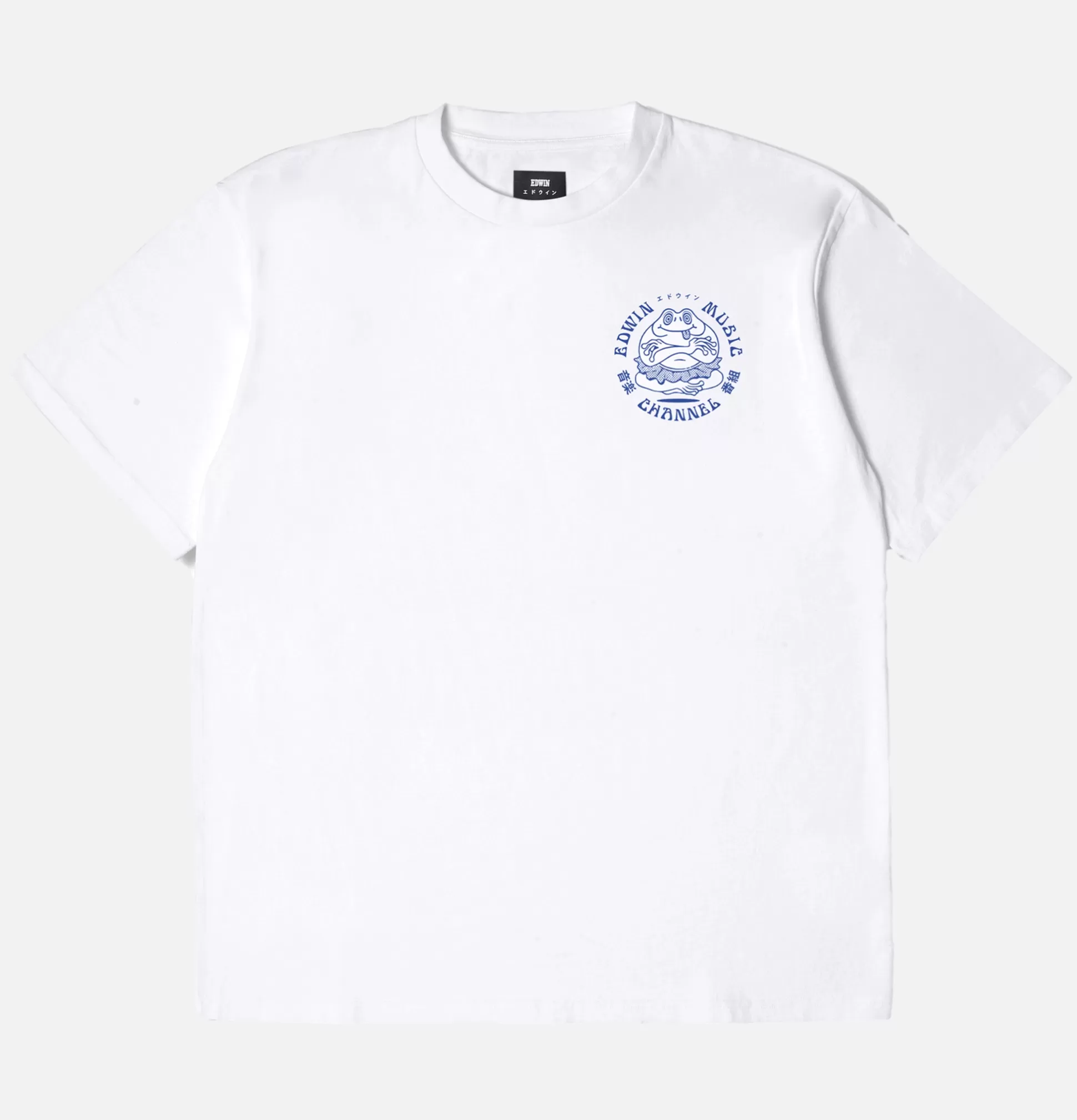 EDWIN T-Shirts<Music Channel T-Shirt White