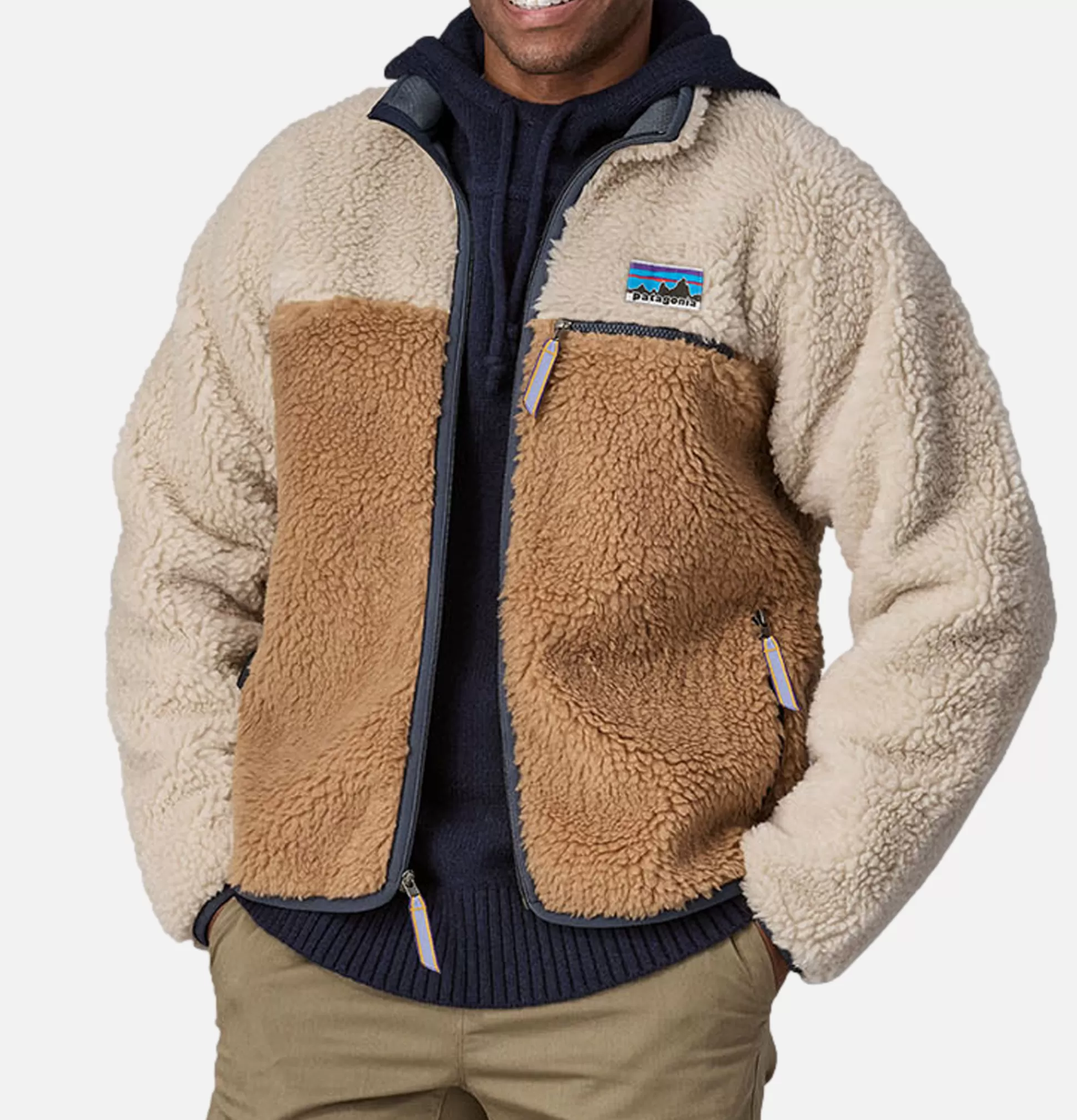 PATAGONIA Sweatshirts & Fleeces<Natural Blend Retro X Jacket Brown