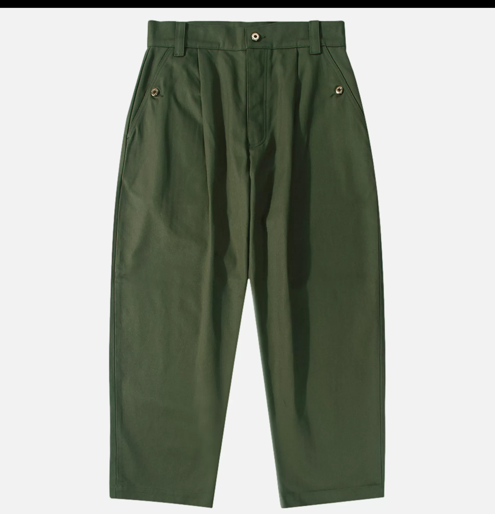 STANDARD TYPES Trousers<Naval Button Pants Green