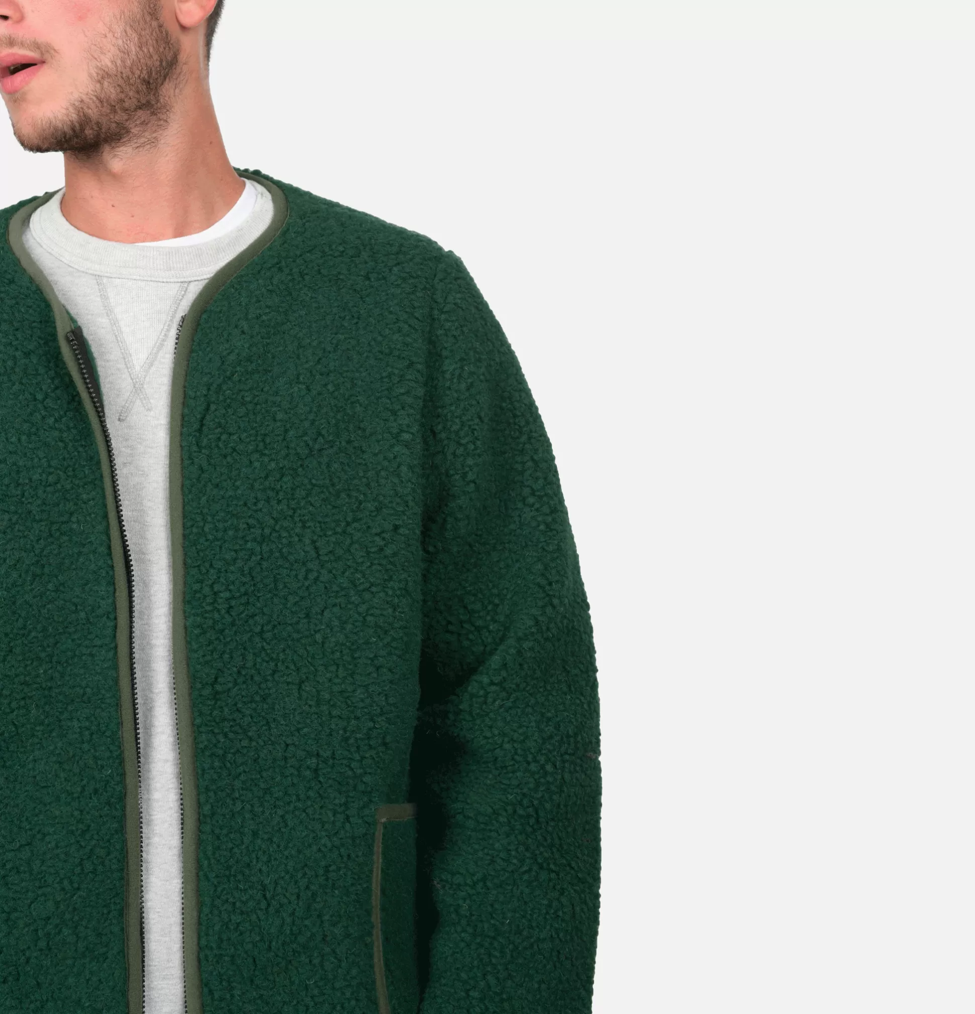 COLDBREAKER Sweatshirts & Fleeces<Nordeen Cardigan Dark Green