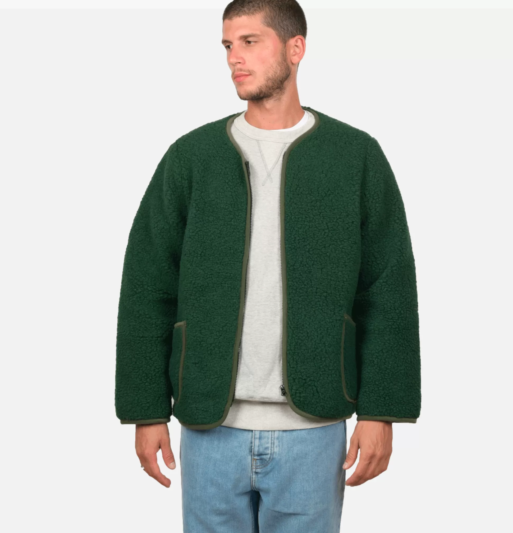 COLDBREAKER Sweatshirts & Fleeces<Nordeen Cardigan Dark Green