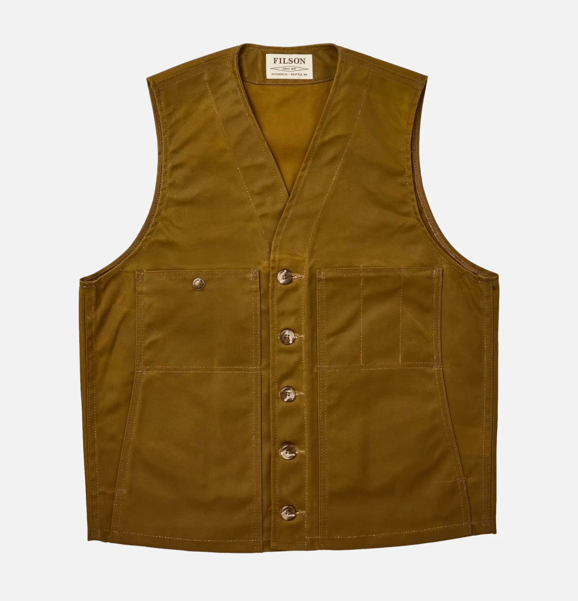 FILSON Coats & Jackets<Oil Tin Cloth Tan