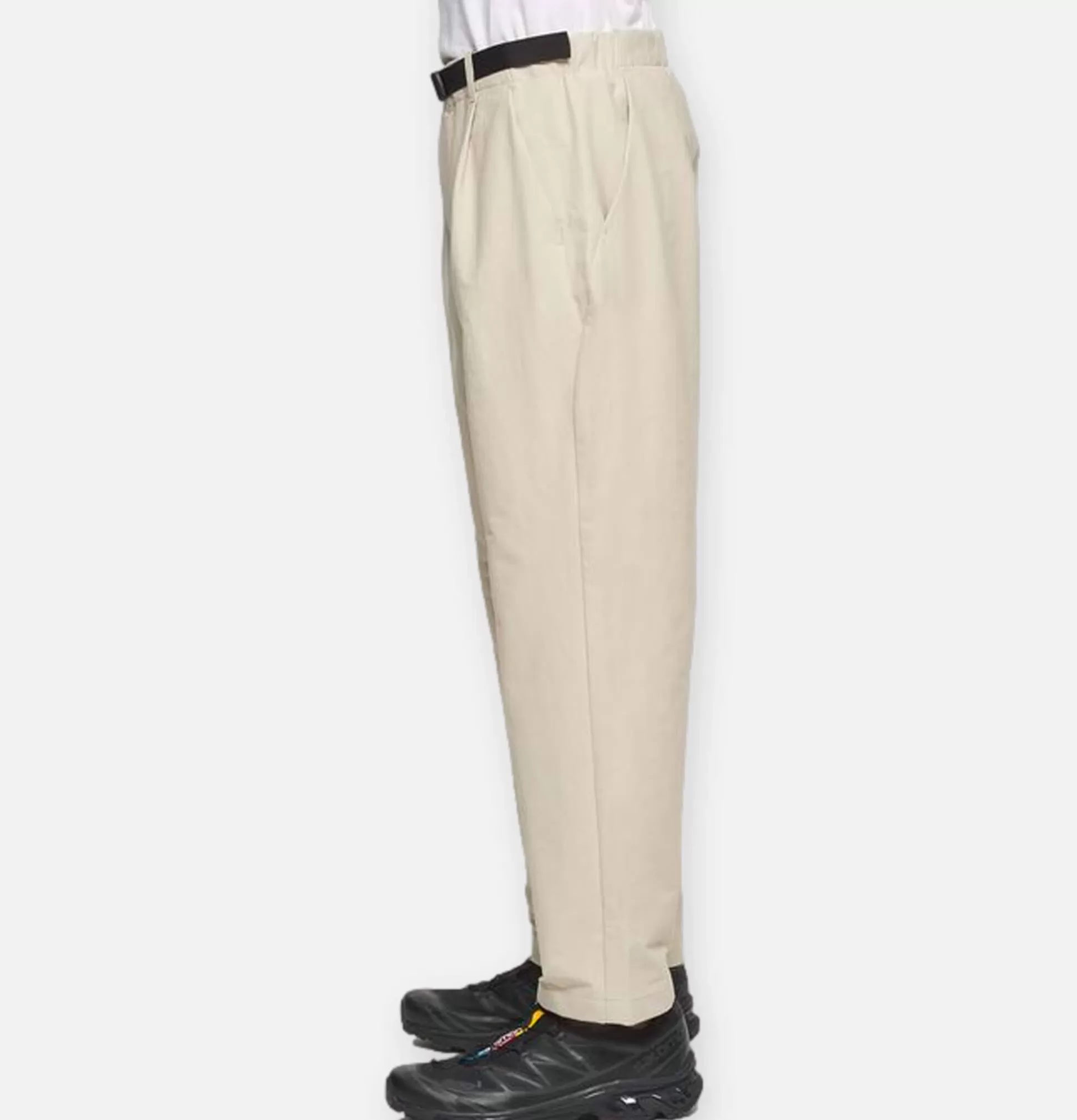 GOLDWIN Trousers<One Tuck Ankle Pants Beige