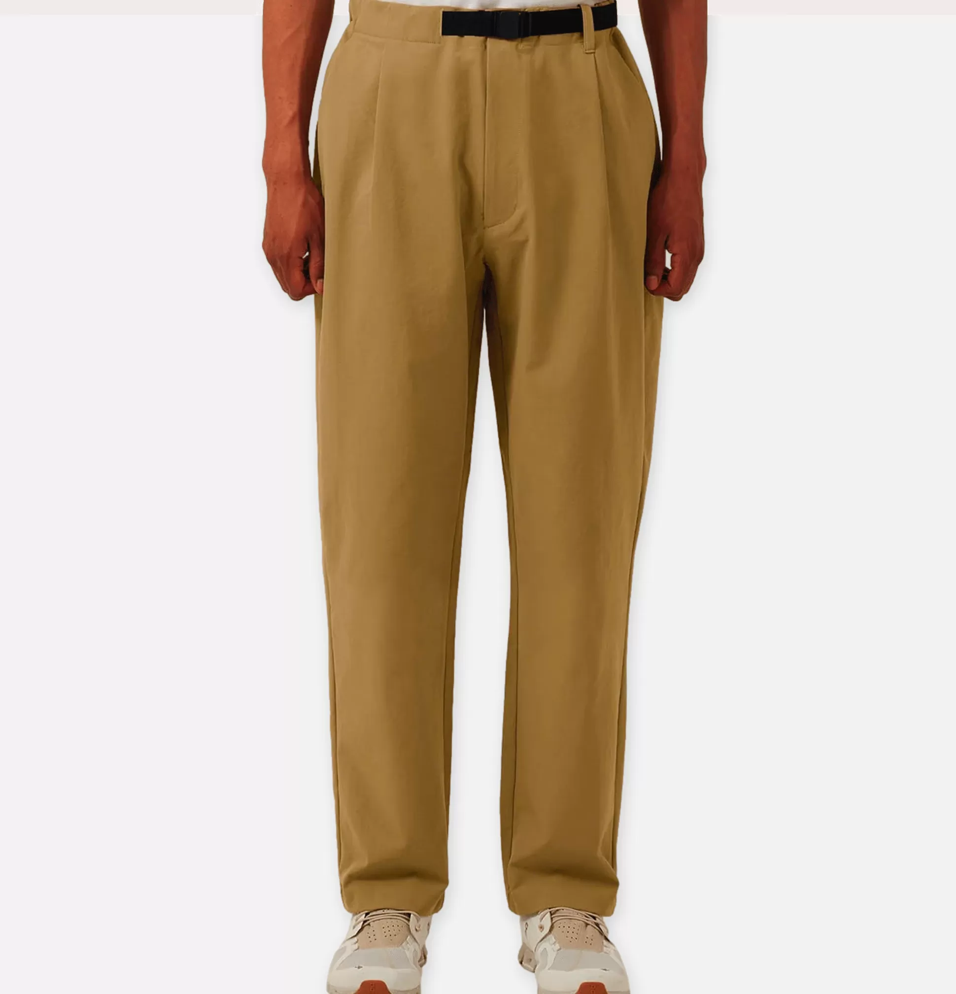 GOLDWIN Trousers<One Tuck Stretch Pants Beige