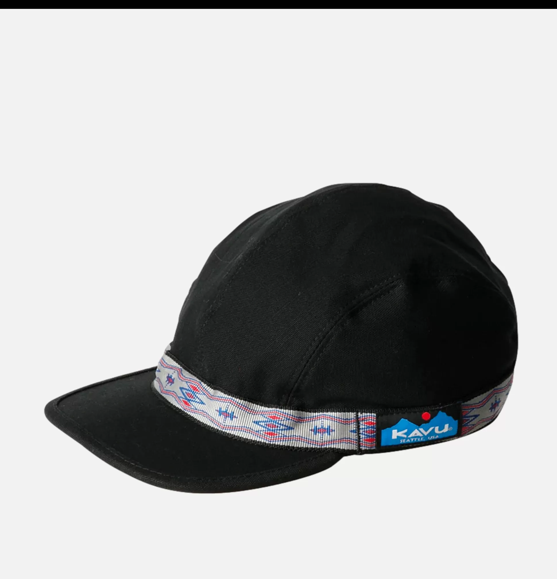 KAVU Caps & Hats<Organic Strapcap Jet Black