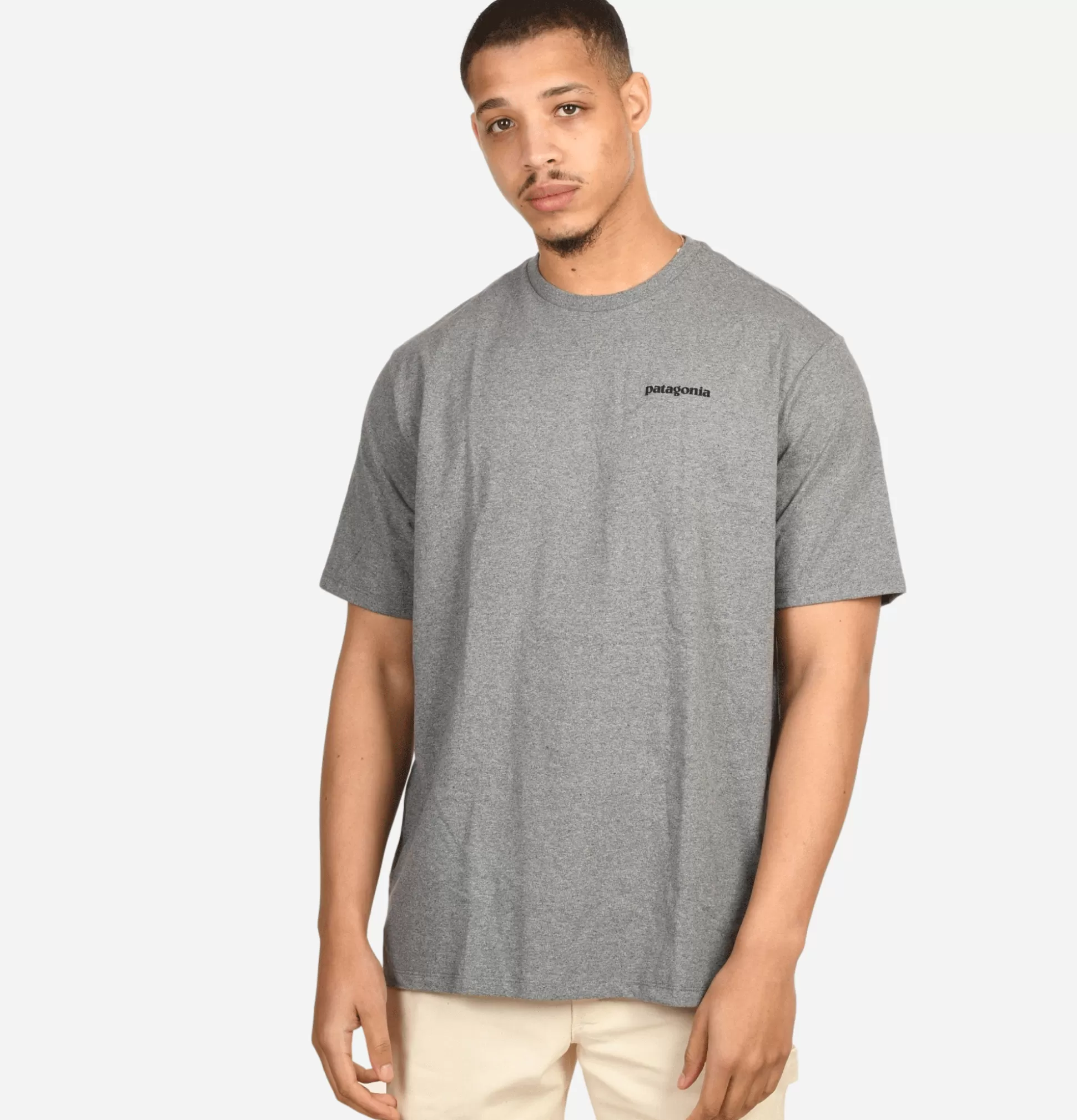 PATAGONIA T-Shirts<P-6 Logo T-Shirt Gravel Heather