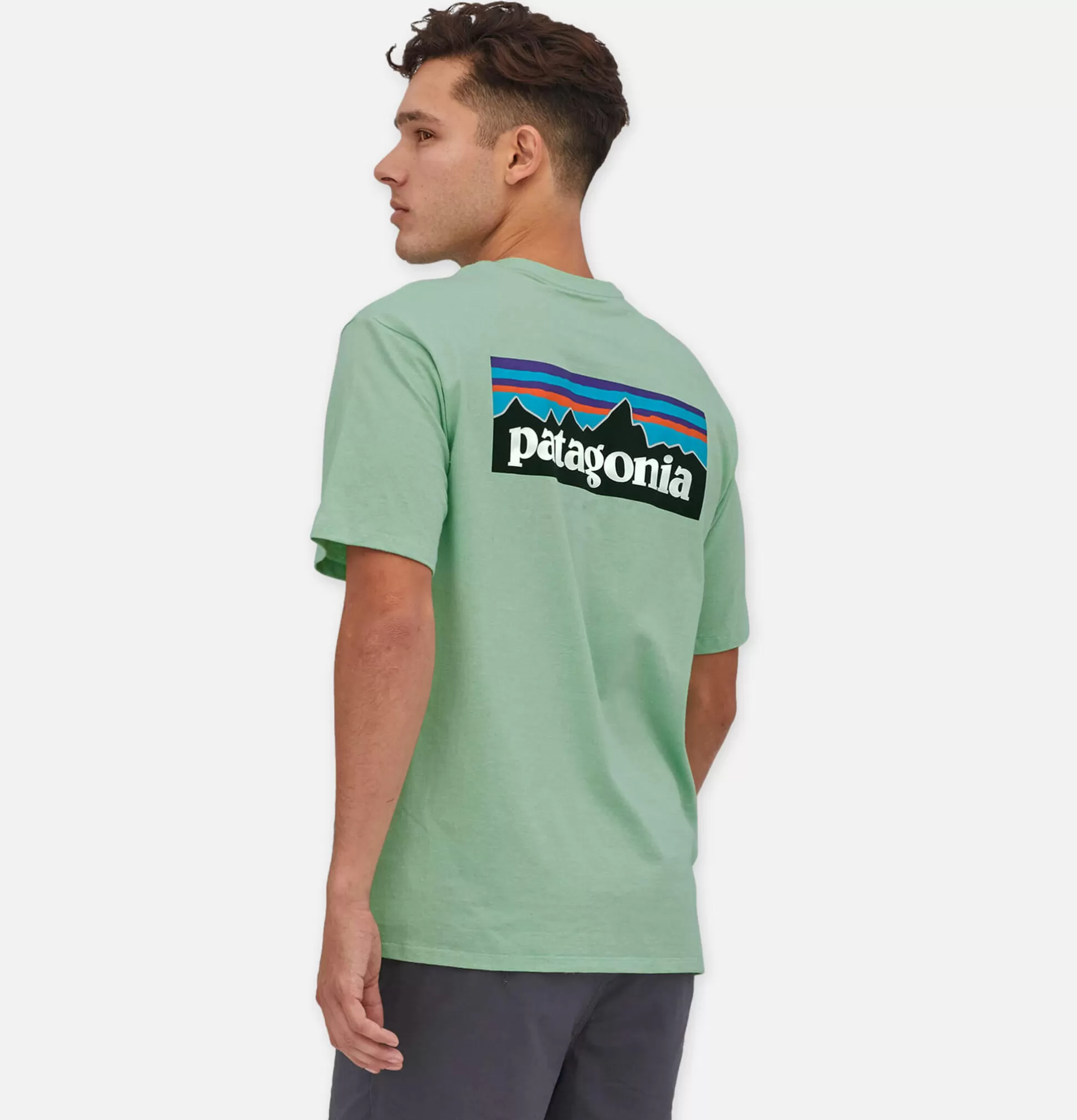 PATAGONIA T-Shirts<P6 Logo T-Shirt Tea Green