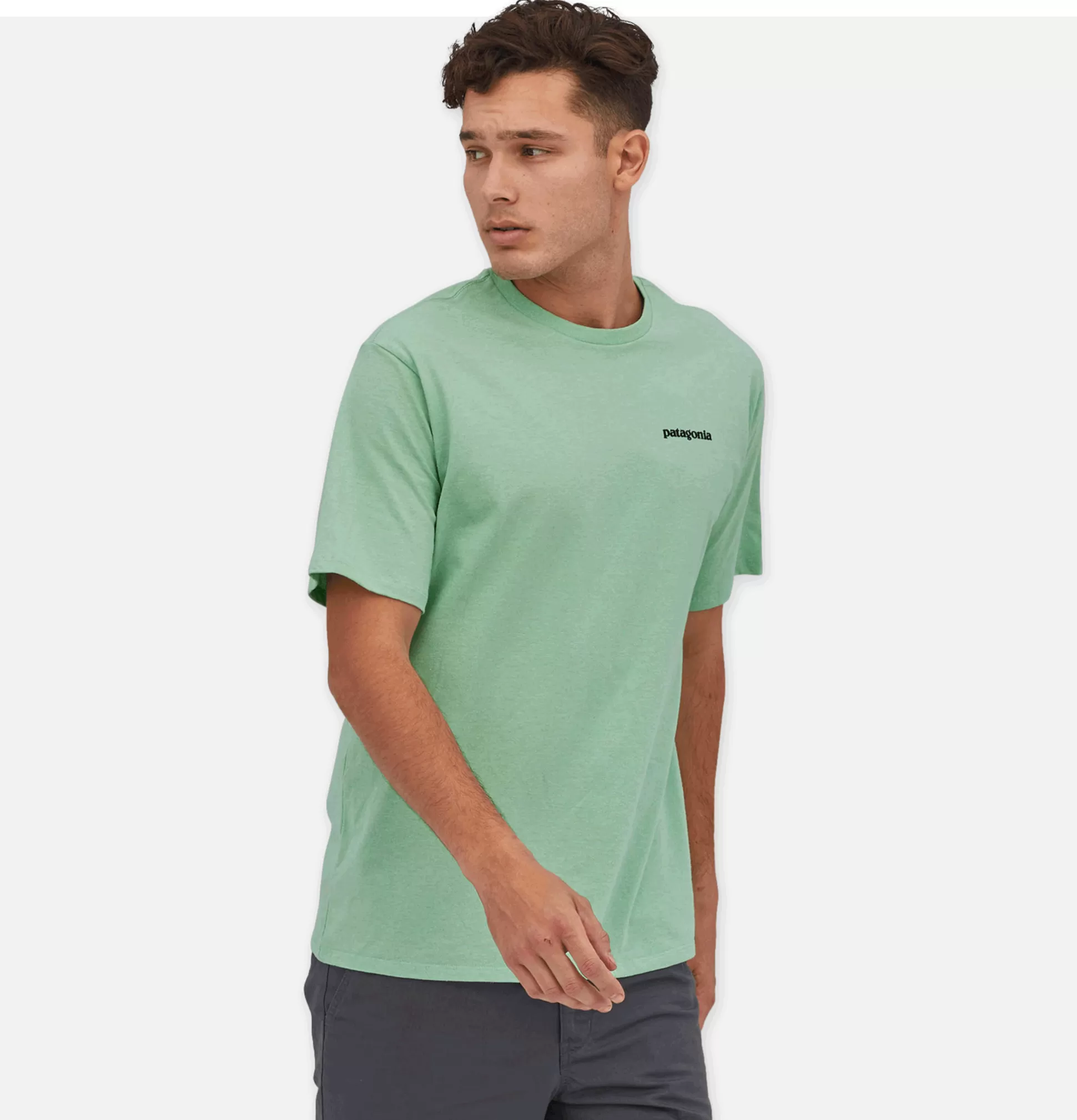 PATAGONIA T-Shirts<P6 Logo T-Shirt Tea Green