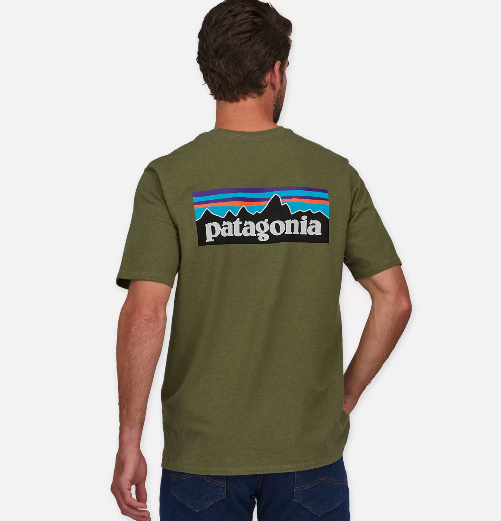 PATAGONIA T-Shirts<P6 Logo T-Shirt Wyoming Green