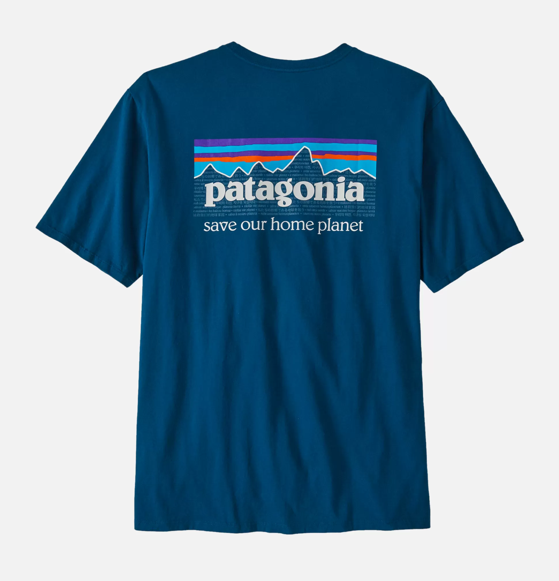 PATAGONIA T-Shirts<P6 Mission Tee Lagom Blue