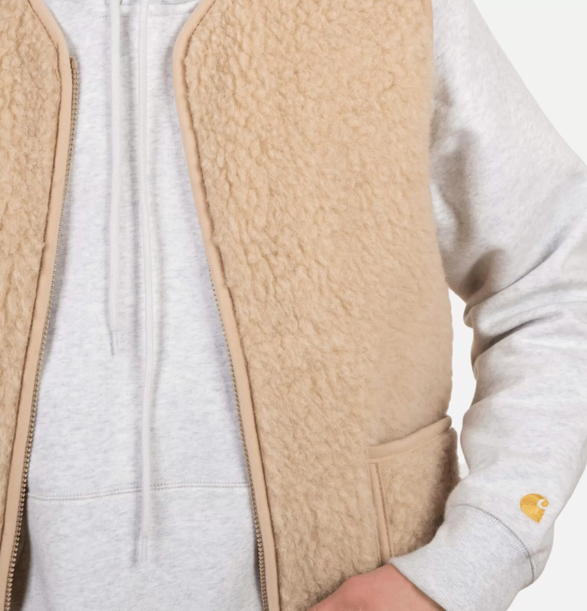 COLDBREAKER Sweatshirts & Fleeces<Pepitco Vest Beige