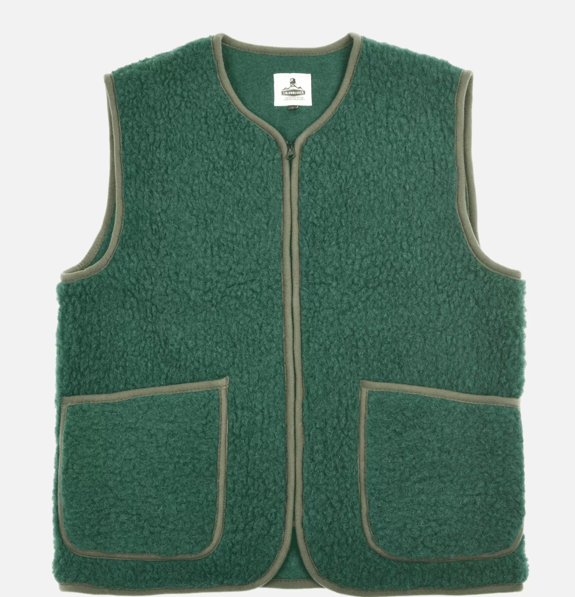 COLDBREAKER Sweatshirts & Fleeces<Pepitco Vest Dark Green