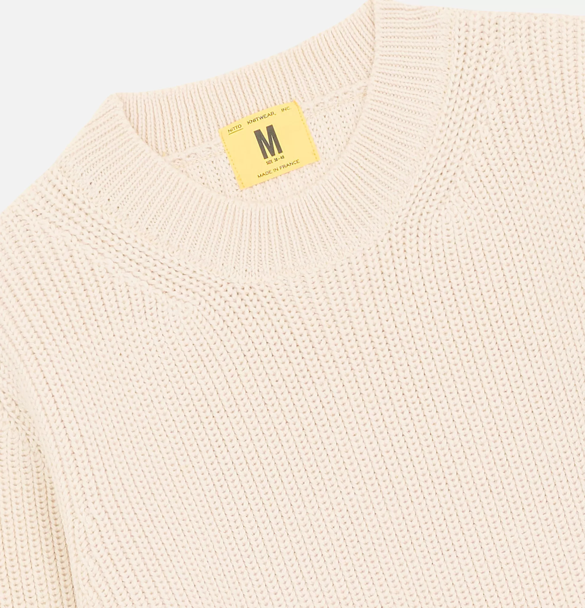 NITTO KNITWEAR Knitwear<Pull Vasken Ecru