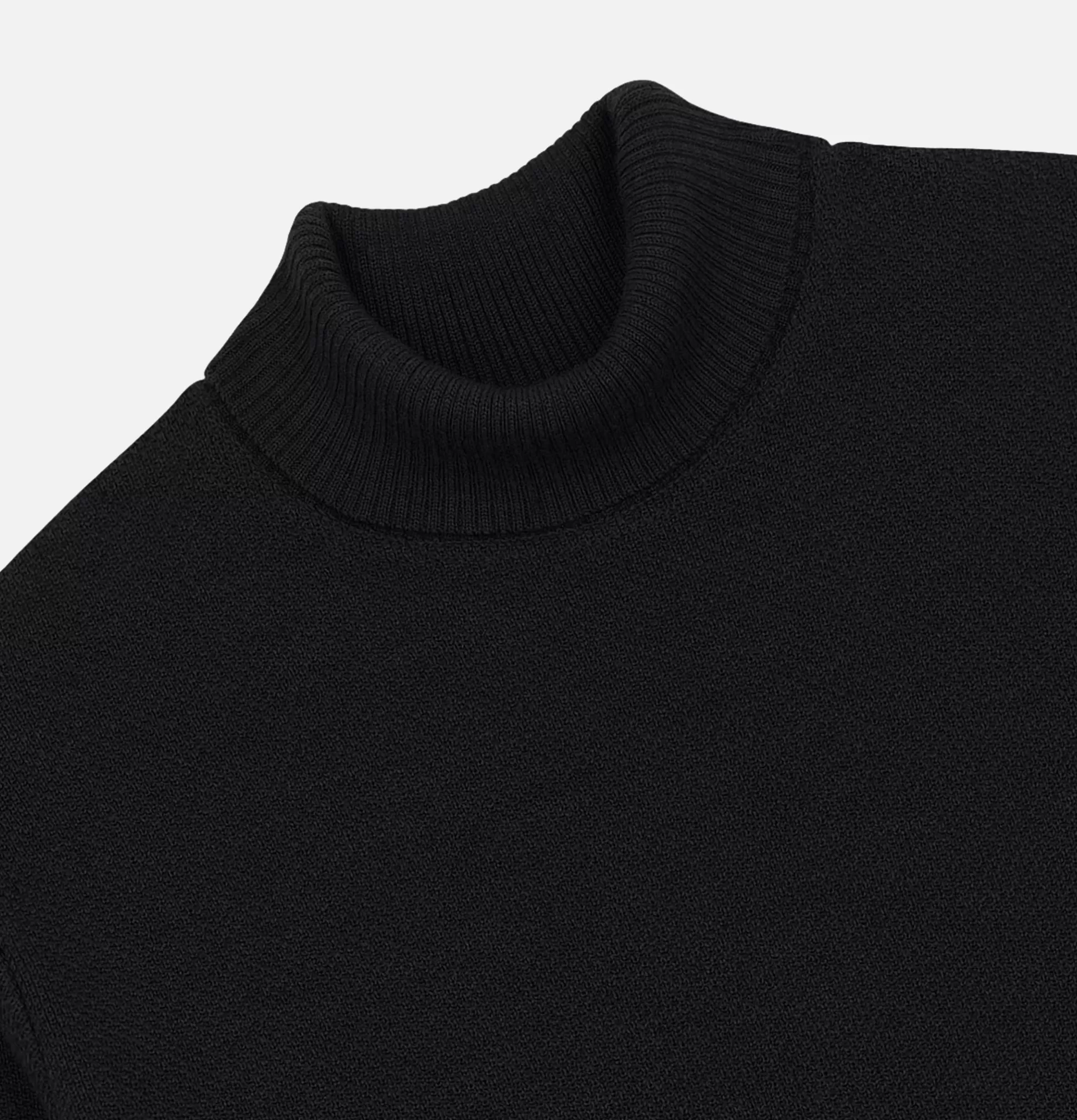 NITTO KNITWEAR Knitwear<Pull Youri Col Roule Black