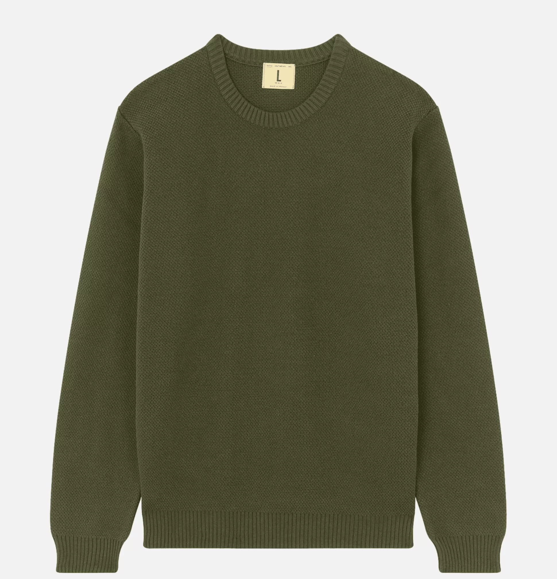 NITTO KNITWEAR Knitwear<Pull Youri Coton Green