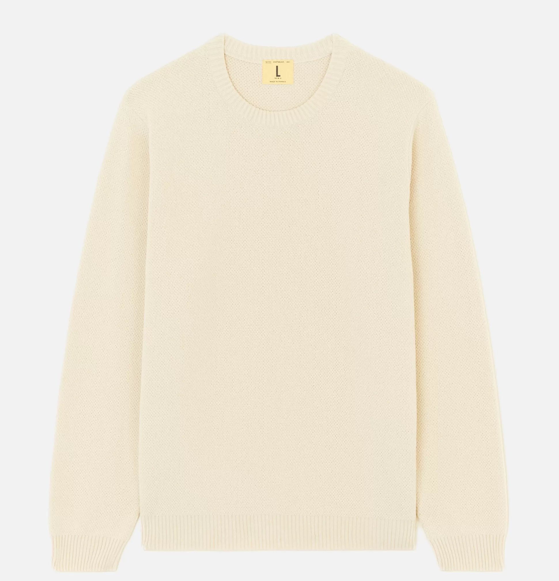 NITTO KNITWEAR Knitwear<Pull Youri Coton Natural