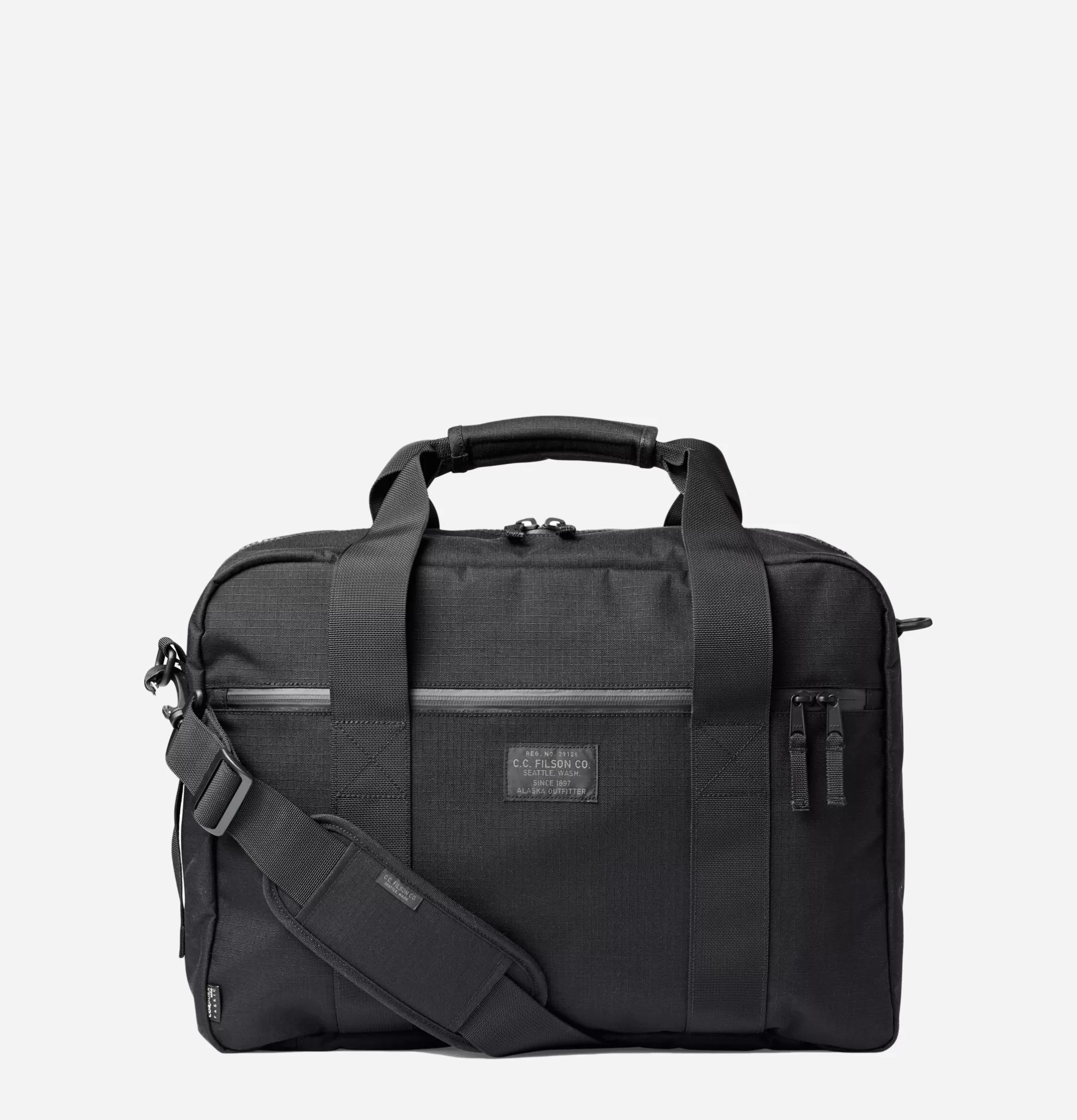 FILSON Shoulder Bags<Pullman Nylon Ripstop Black