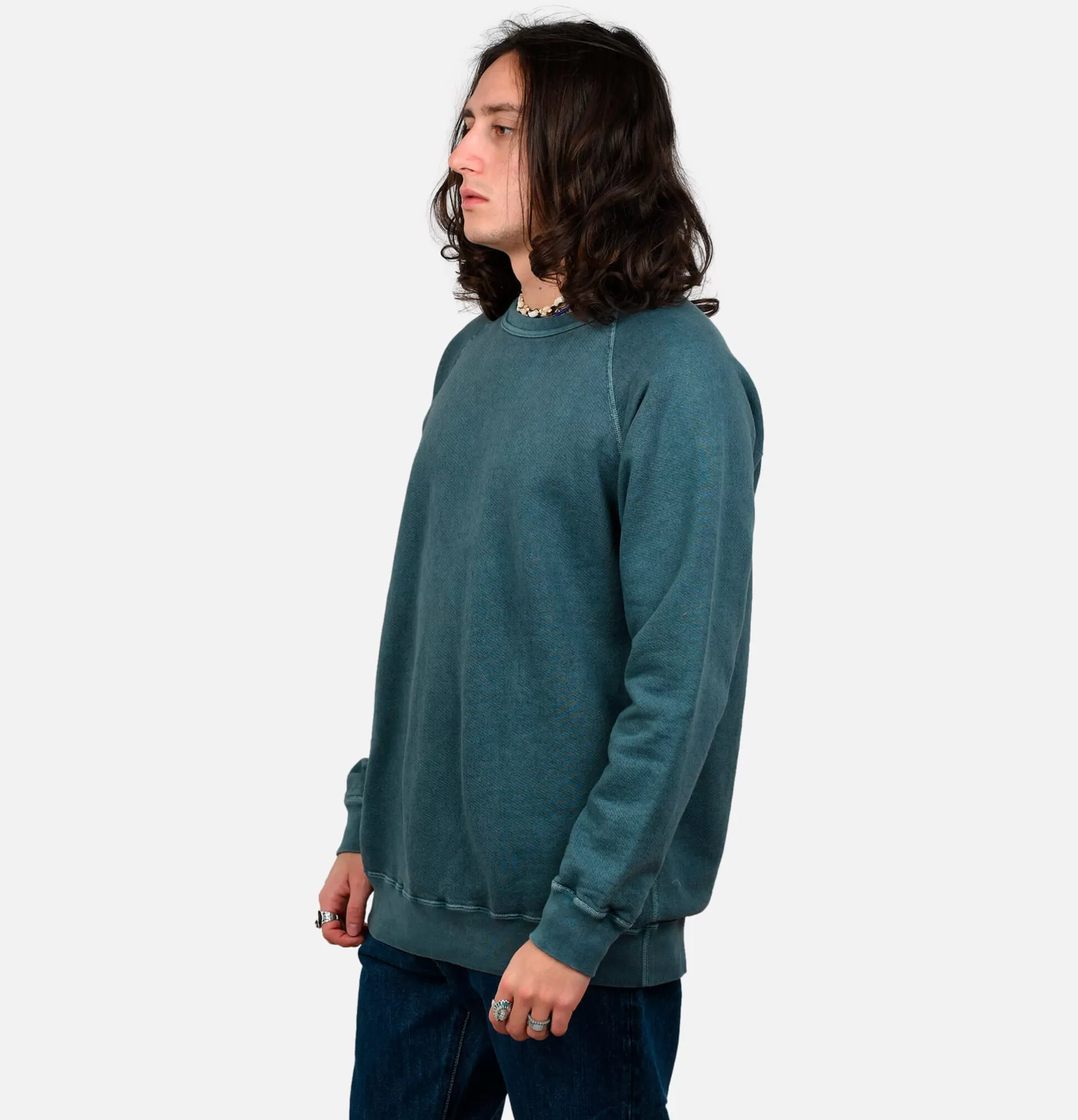 GOOD ON Sweatshirts & Fleeces<Raglan Crew Sweater Slate