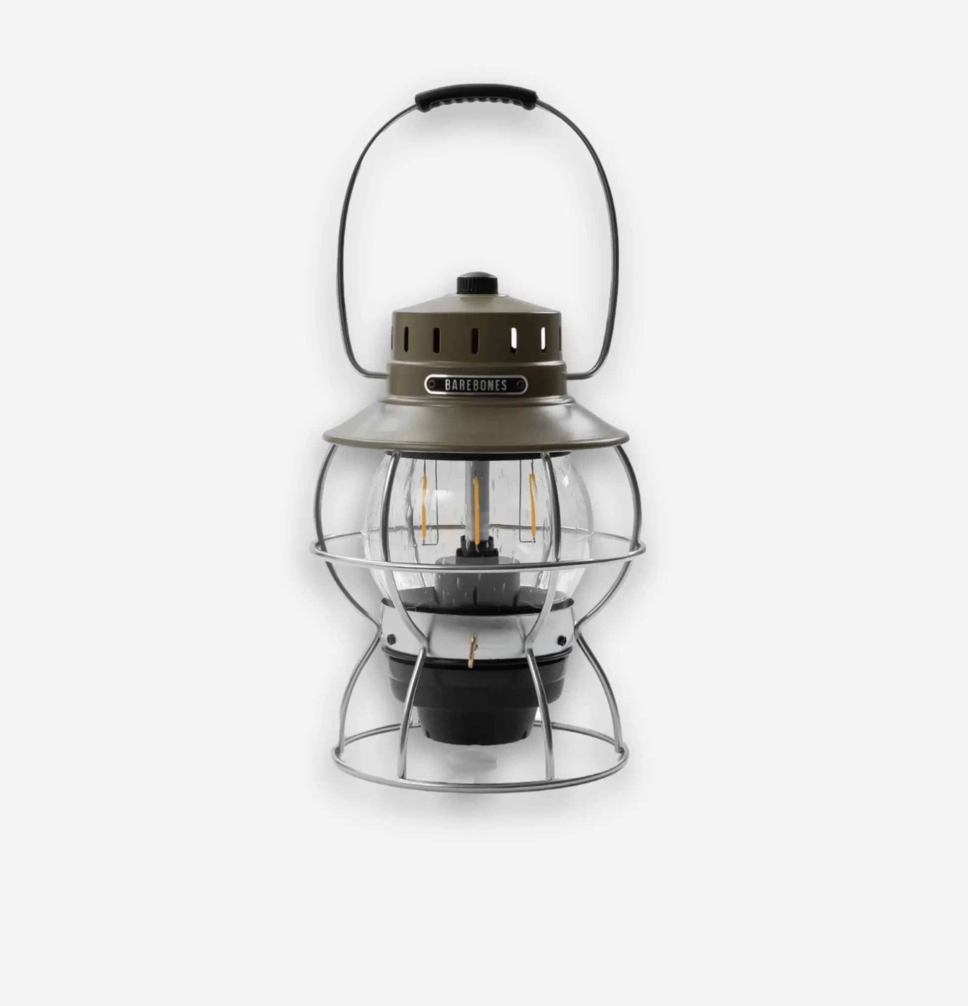 BAREBONES Outdoor<Railroad Lantern Olive Usb