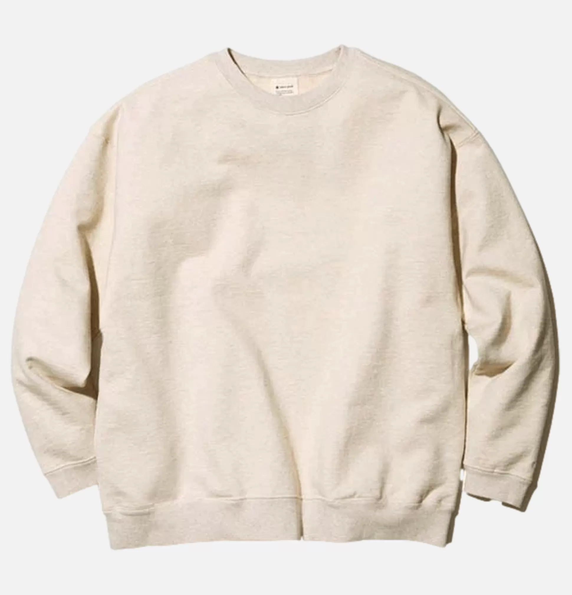 SNOW PEAK Sweatshirts & Fleeces<Recycled Cotton Crewneck Oatmeal