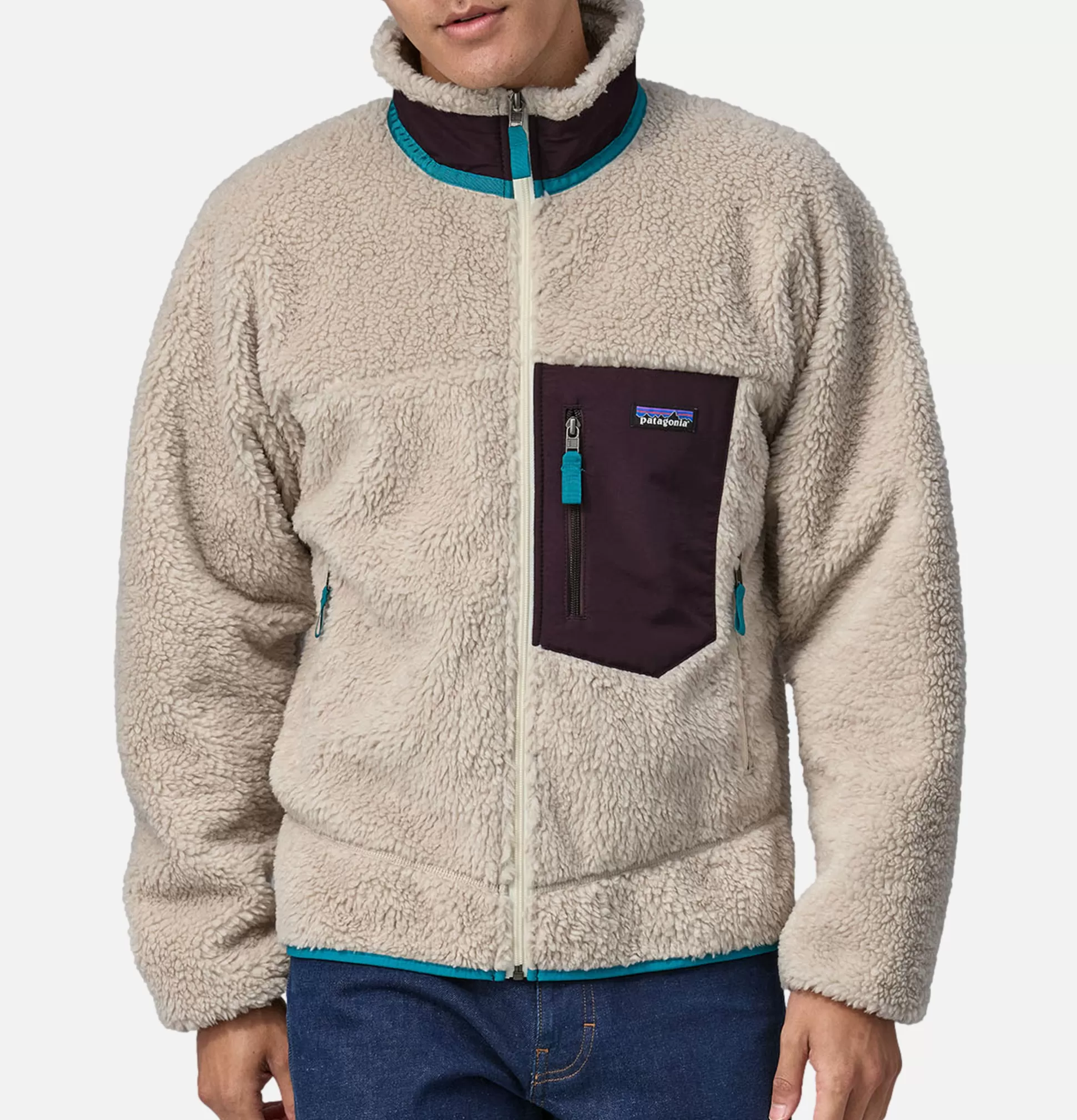 PATAGONIA Sweatshirts & Fleeces<Retro X Jacket Natural Obsidian