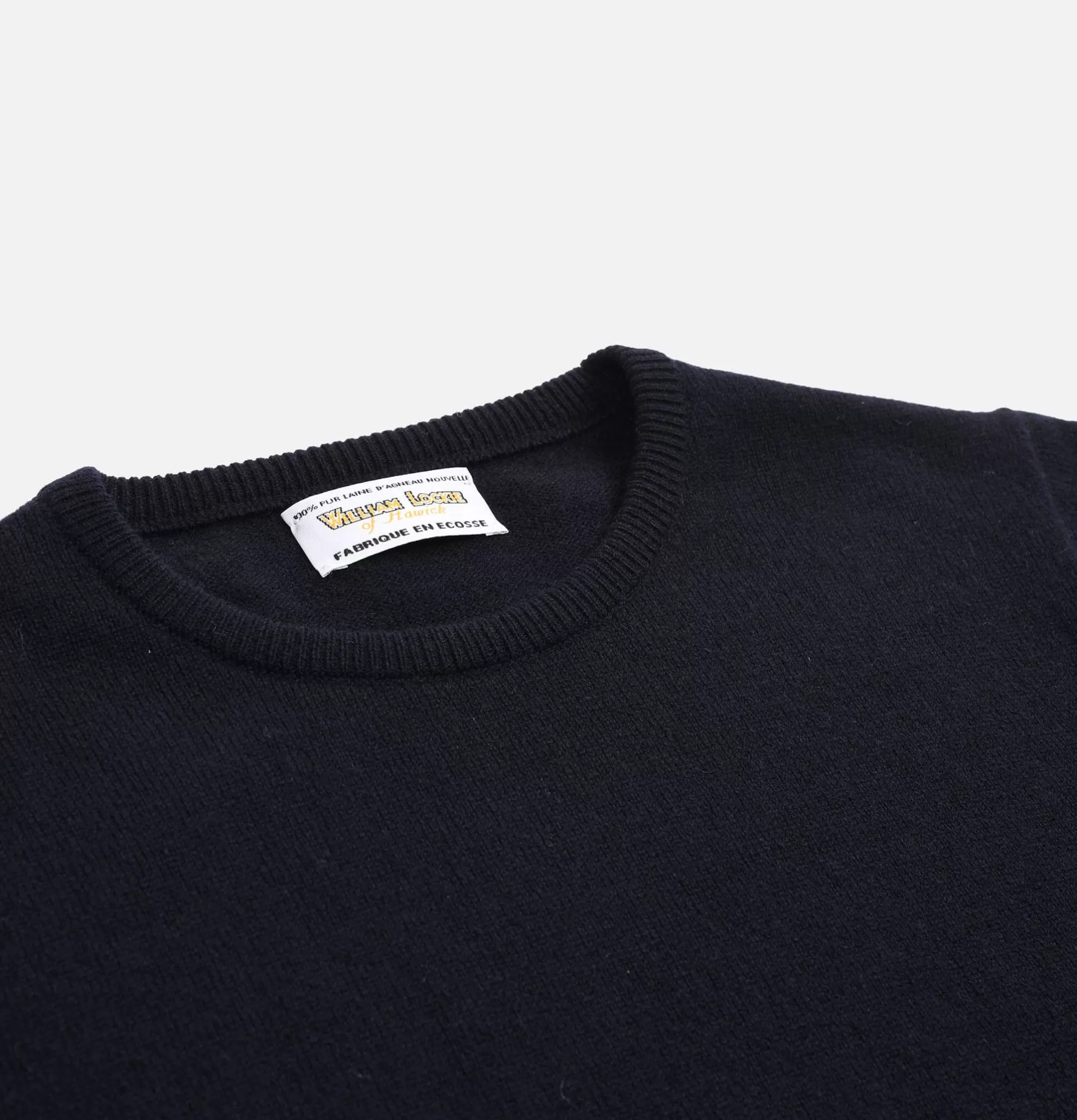 WILLIAM LOCKIE Knitwear<Round Neck Pullover Navy