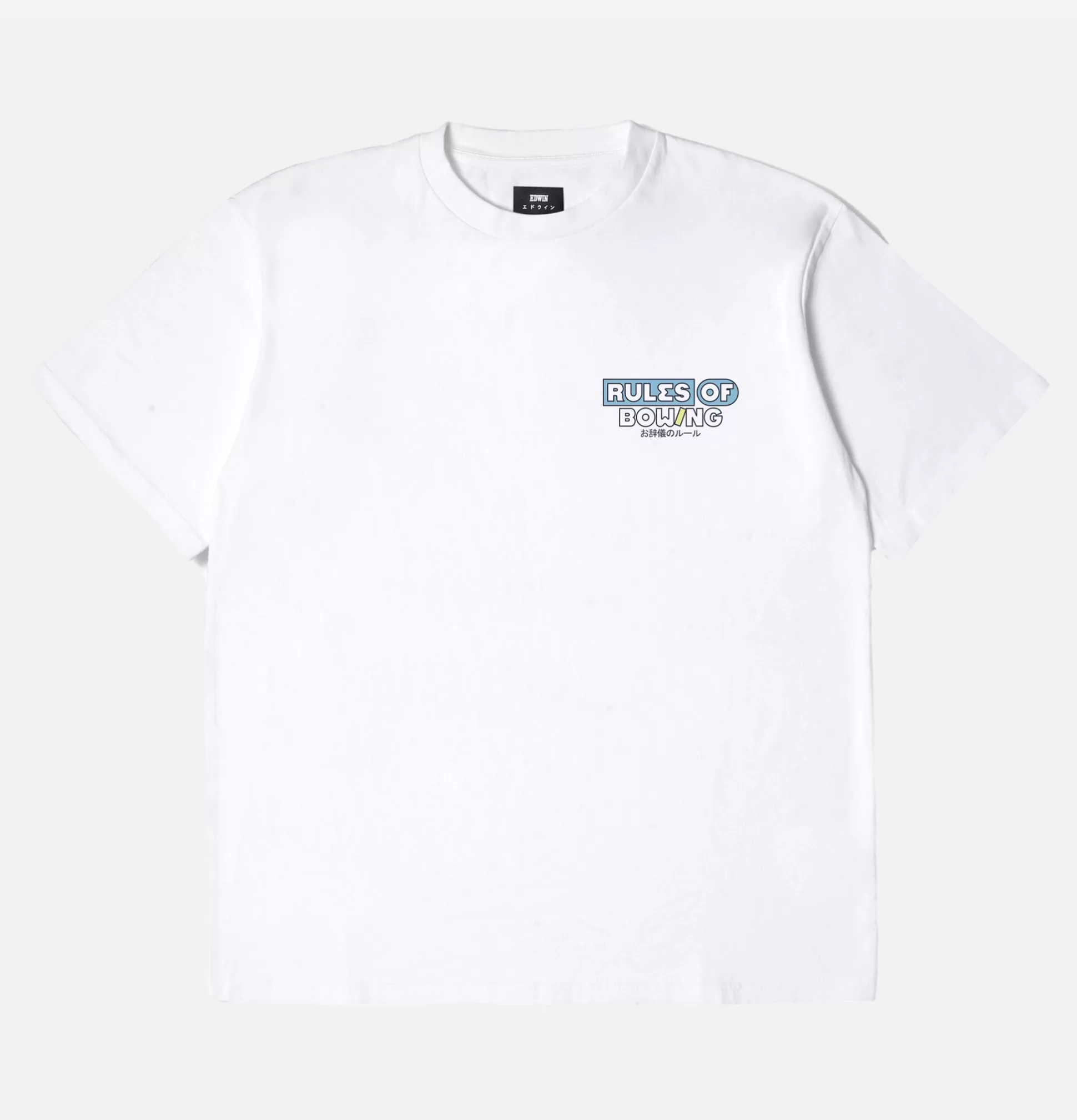 EDWIN T-Shirts<Rules Of Bowing Tee White