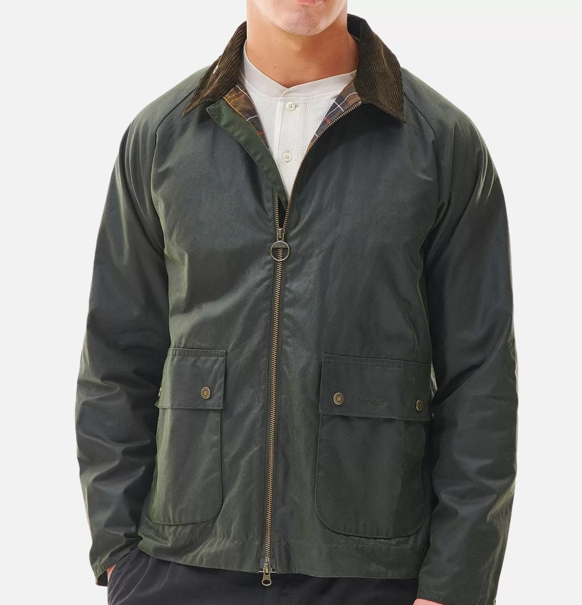 BARBOUR Coats & Jackets<Short Bedale Jacket Fern