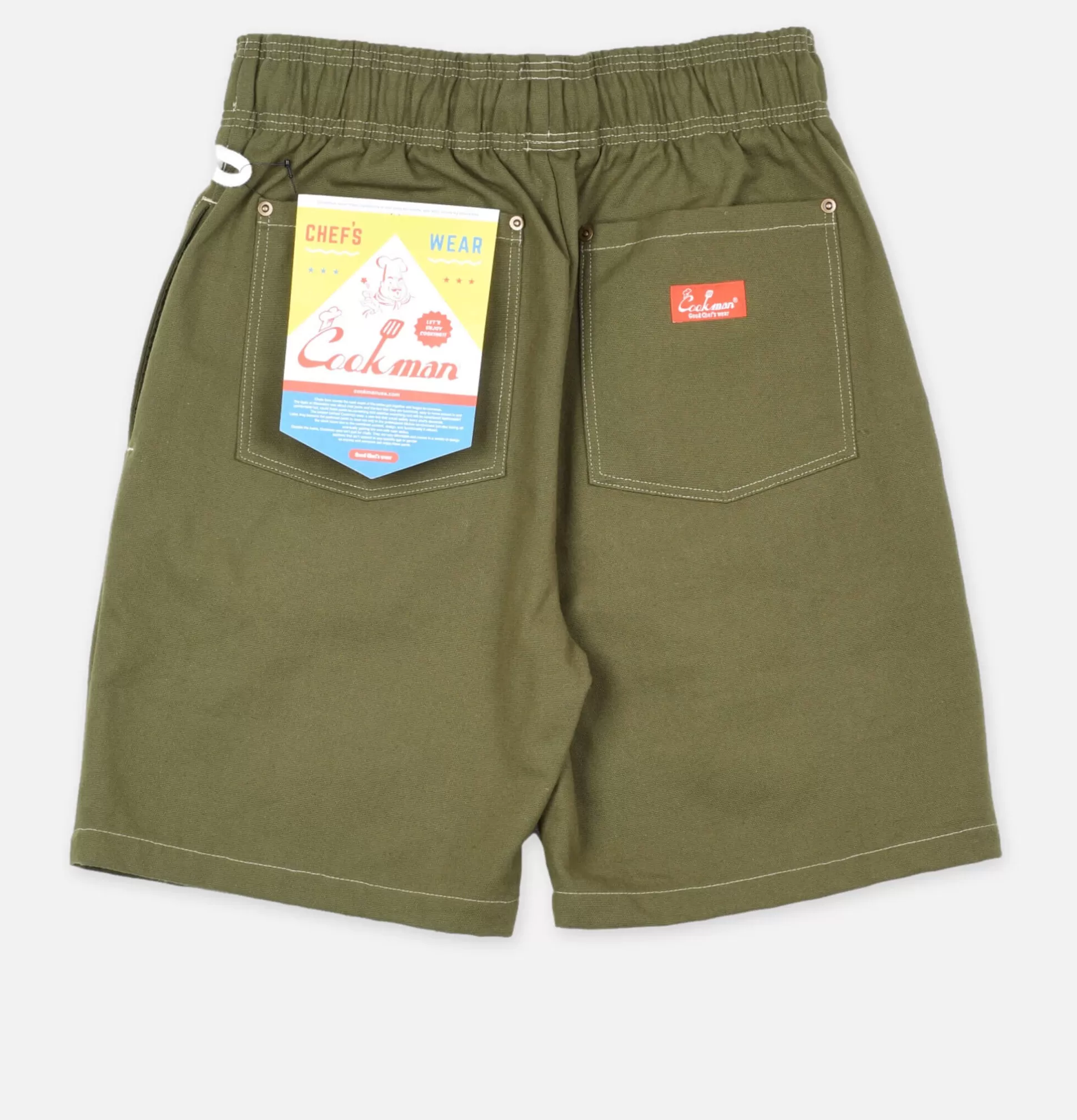 COOKMAN Shorts<Short Front Pocket Olive