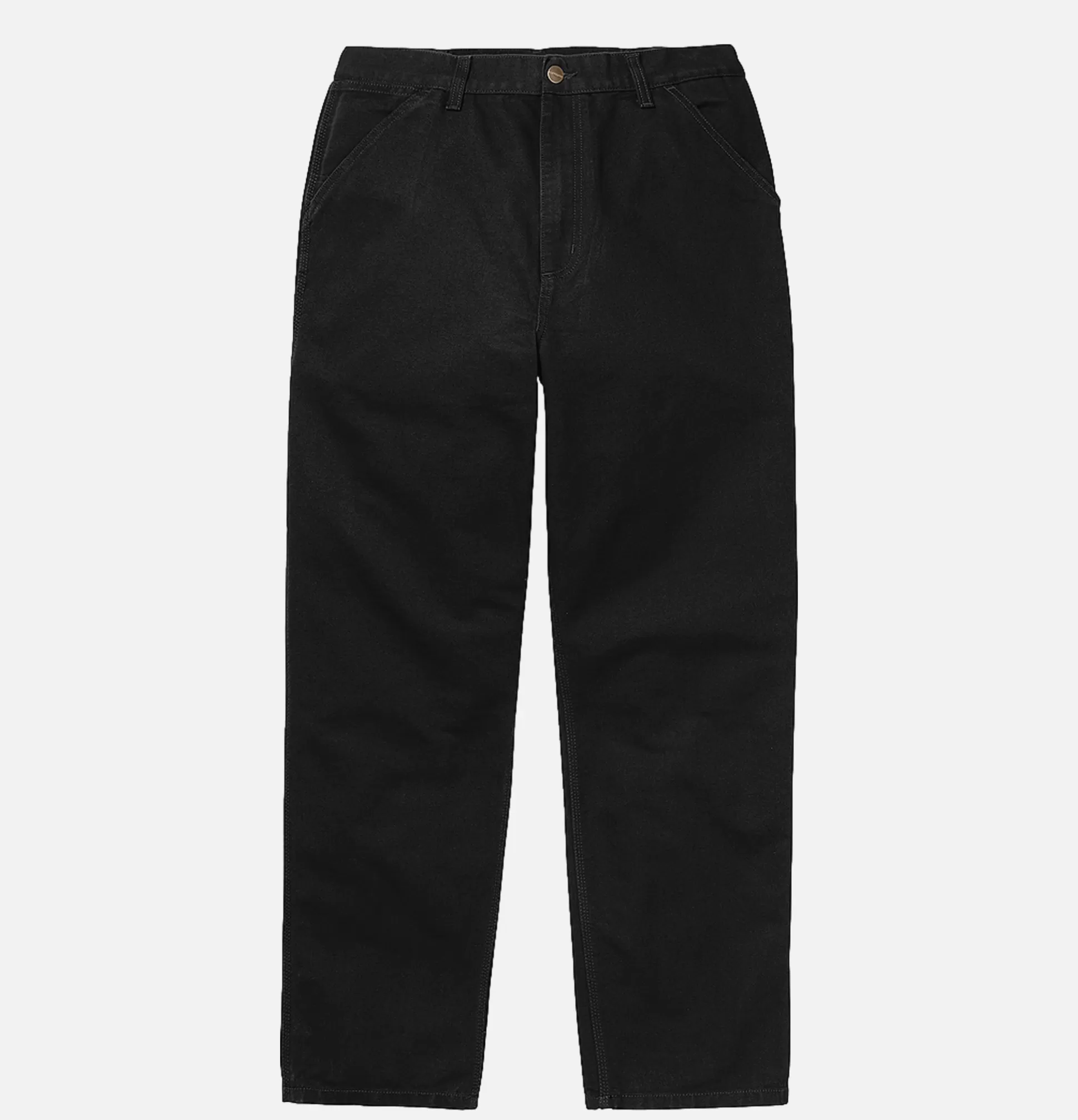 CARHARTT WIP Chinos<Single Knee Black