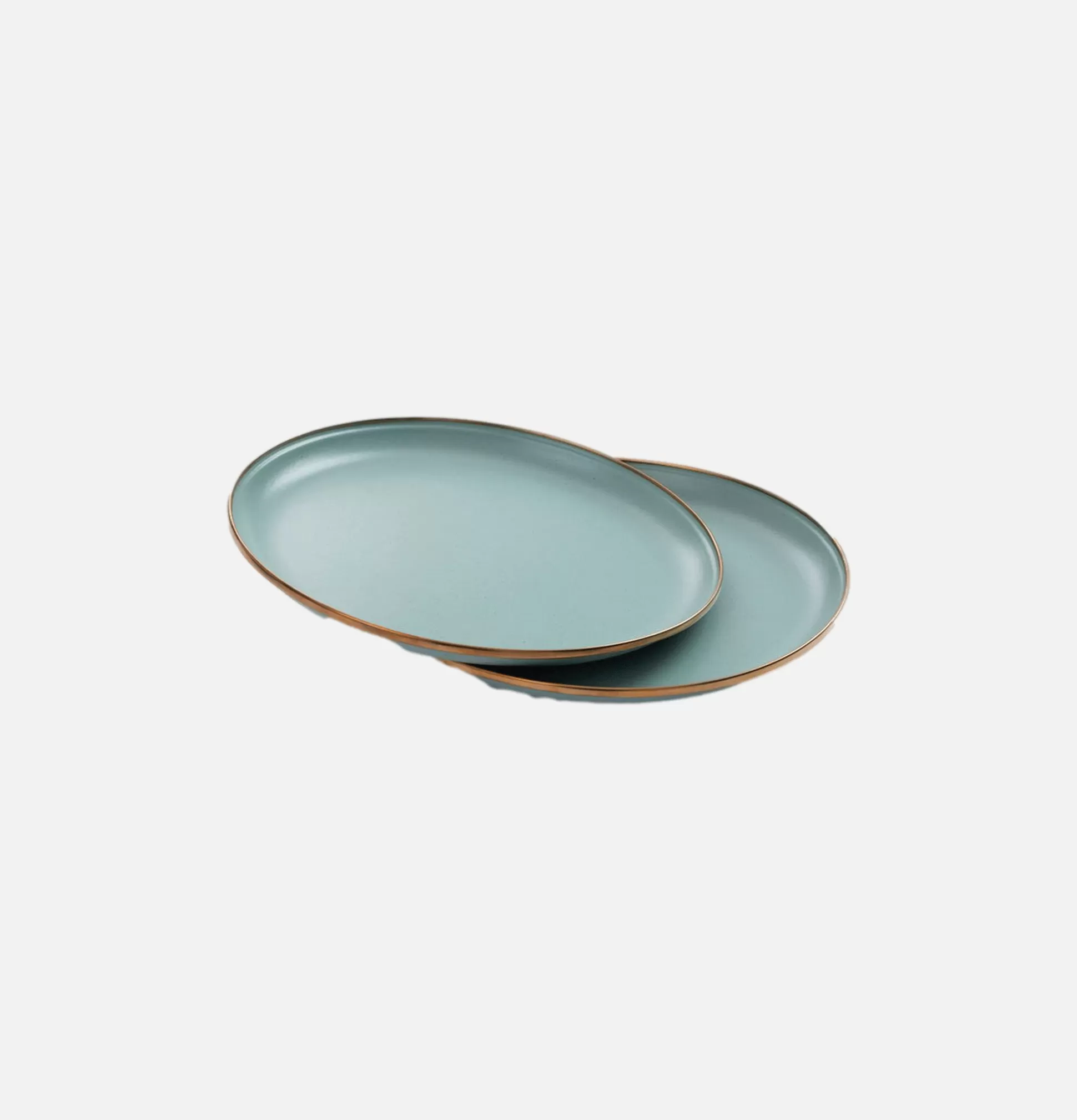 BAREBONES Outdoor<Small Enamel Plate X 2 Mint