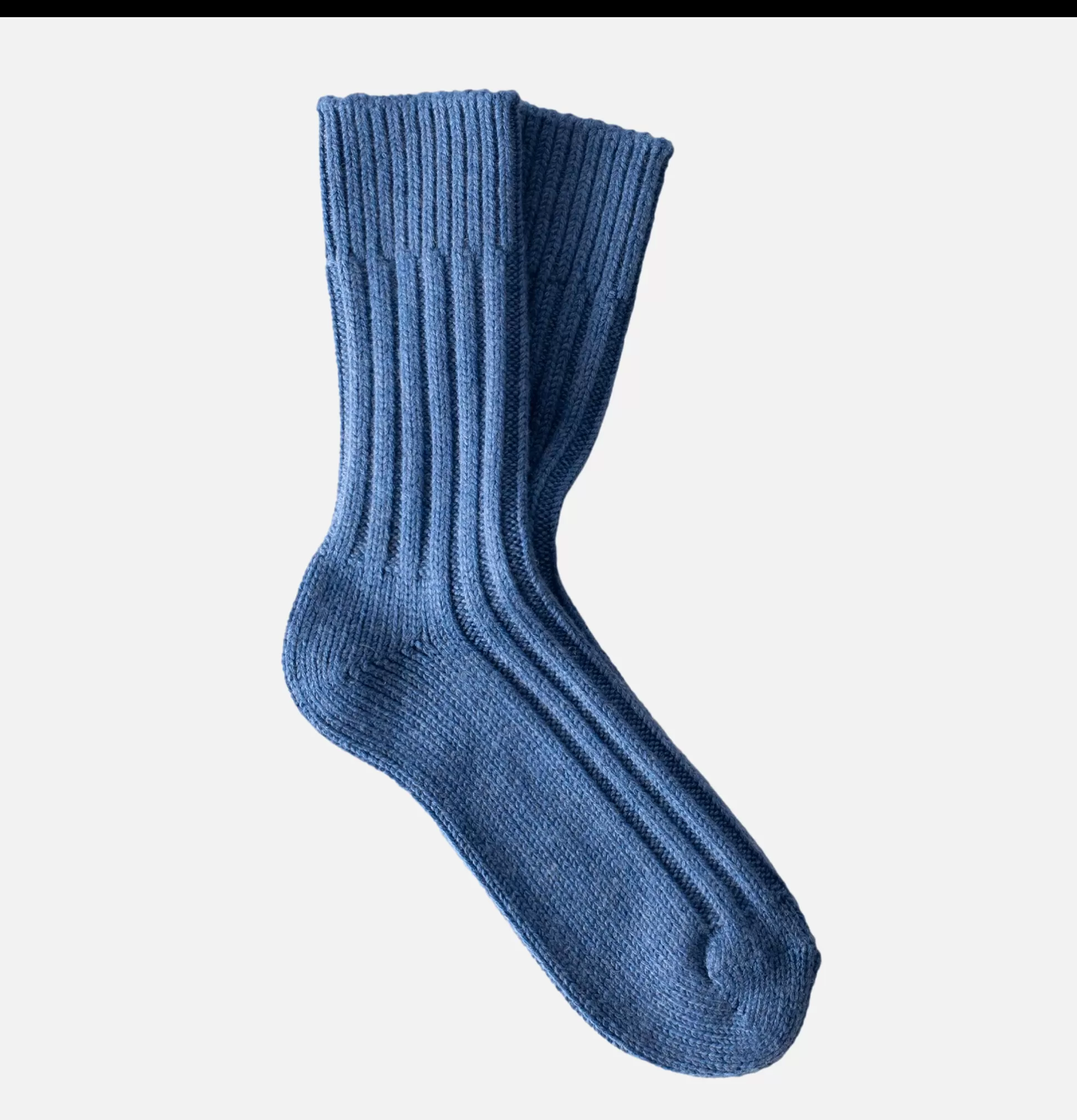 THUNDERS LOVE Shoes<Solid Wool Socks Light Blue