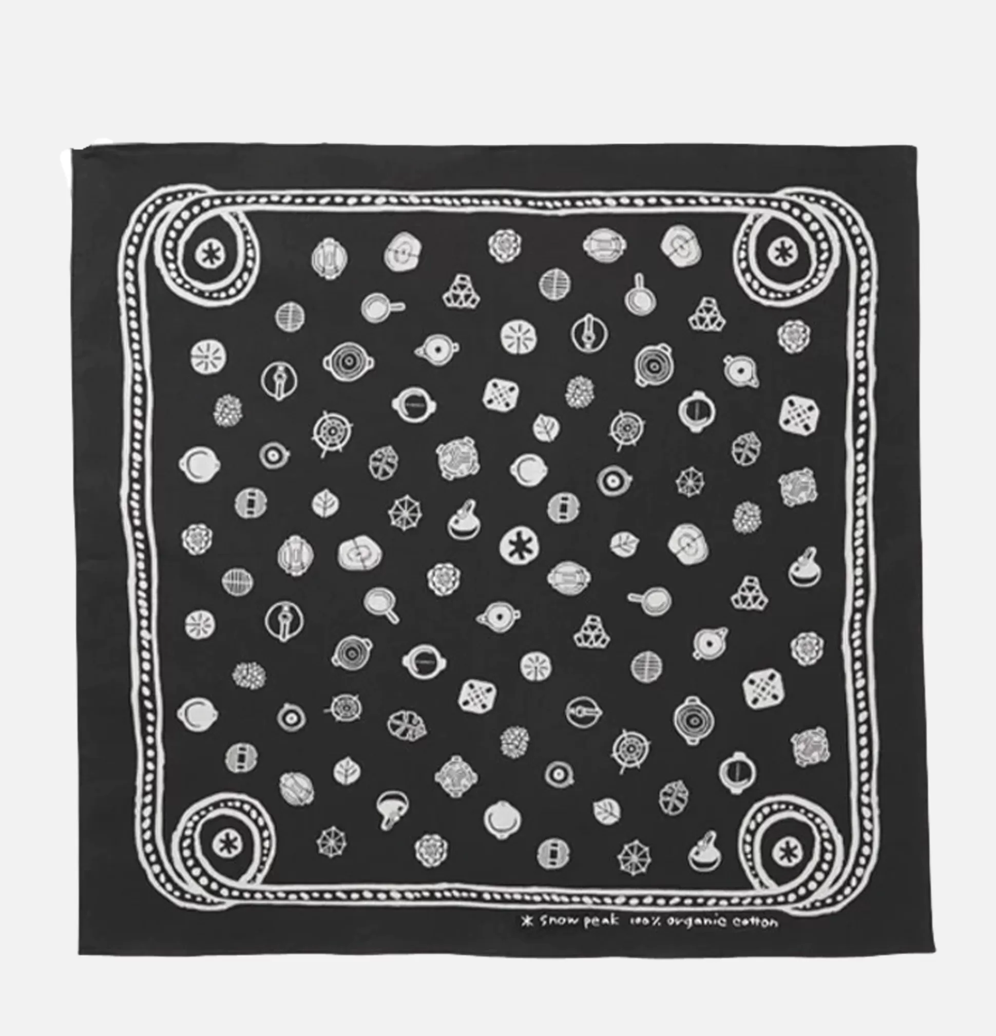 SNOW PEAK Accessoires<Sp Dot Bandana Black