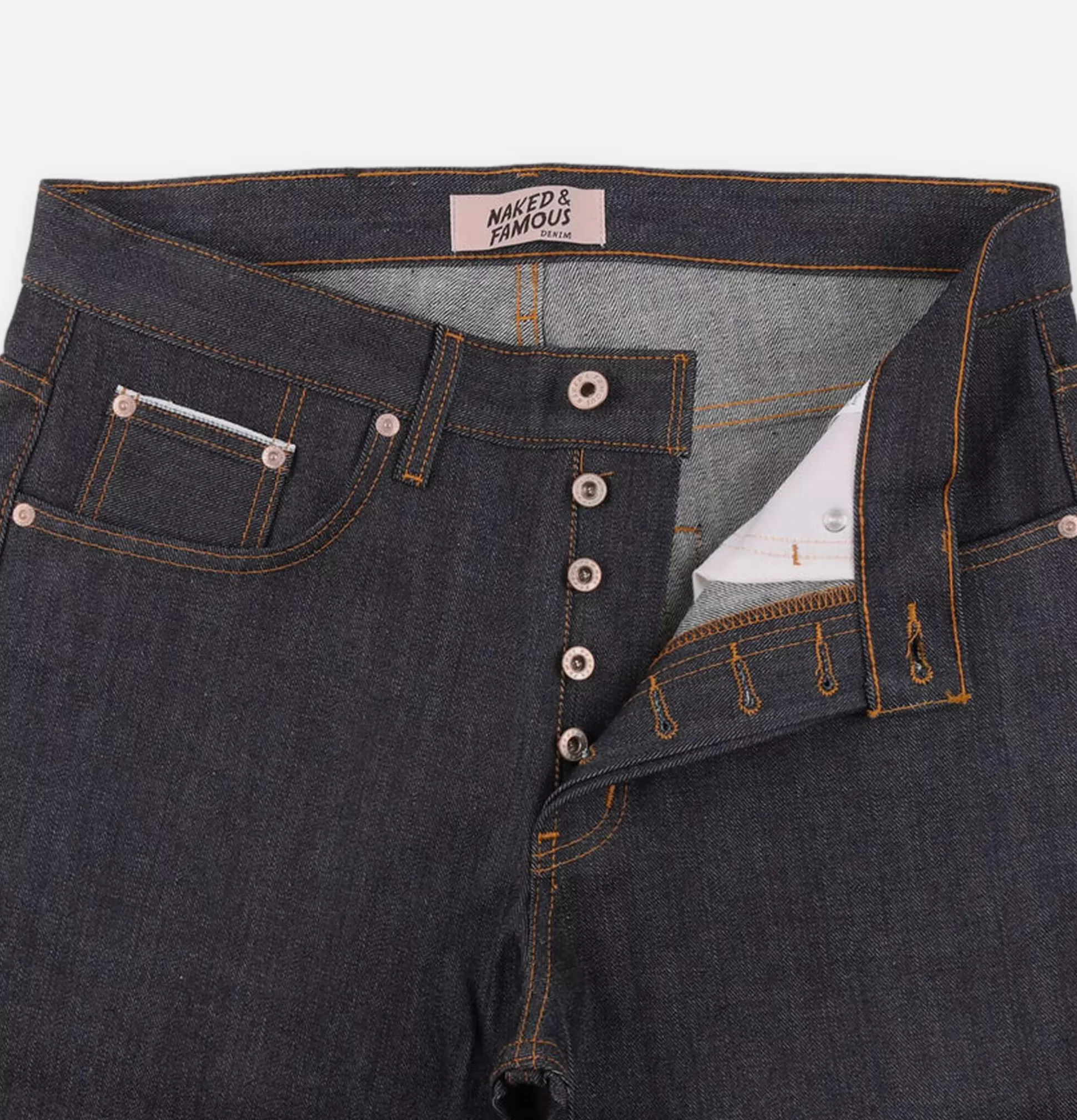 NAKED & FAMOUS Jeans<Strong Guy Left Hand Twill