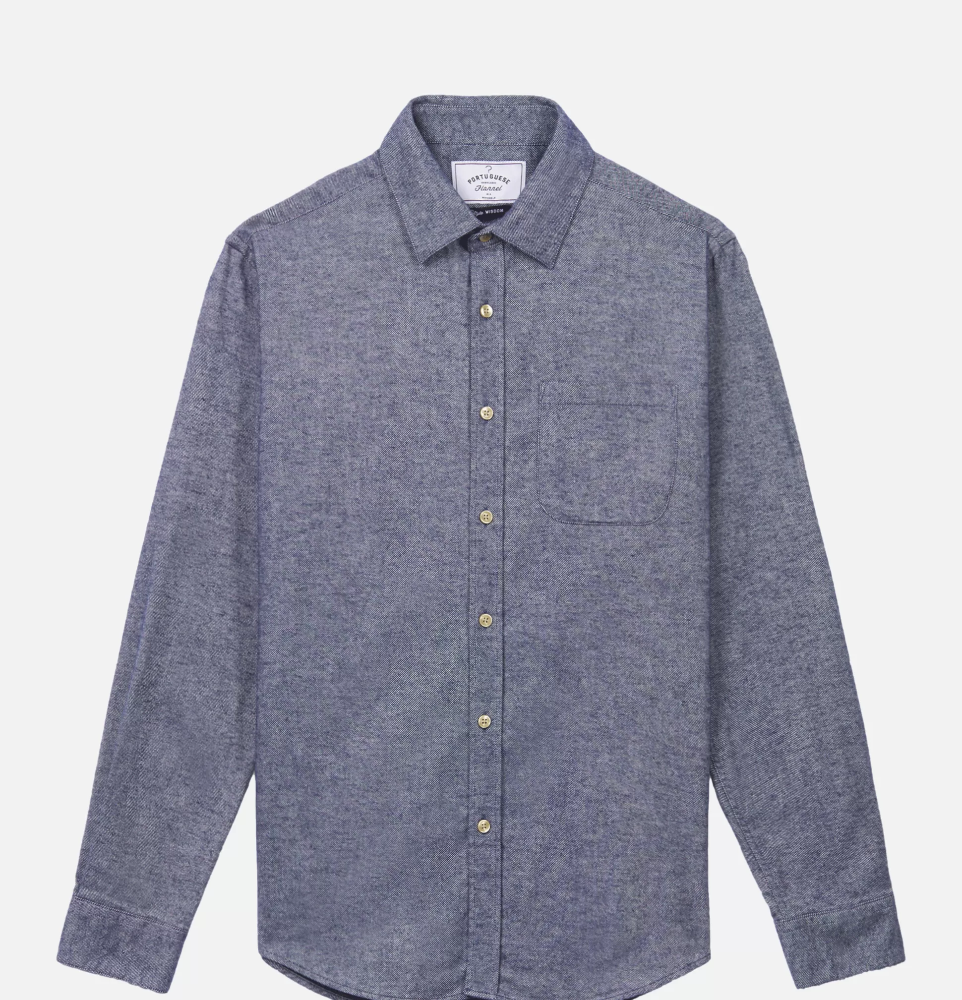 PORTUGUESE FLANNEL Shirts & Polos<Teca Shirt Indigo