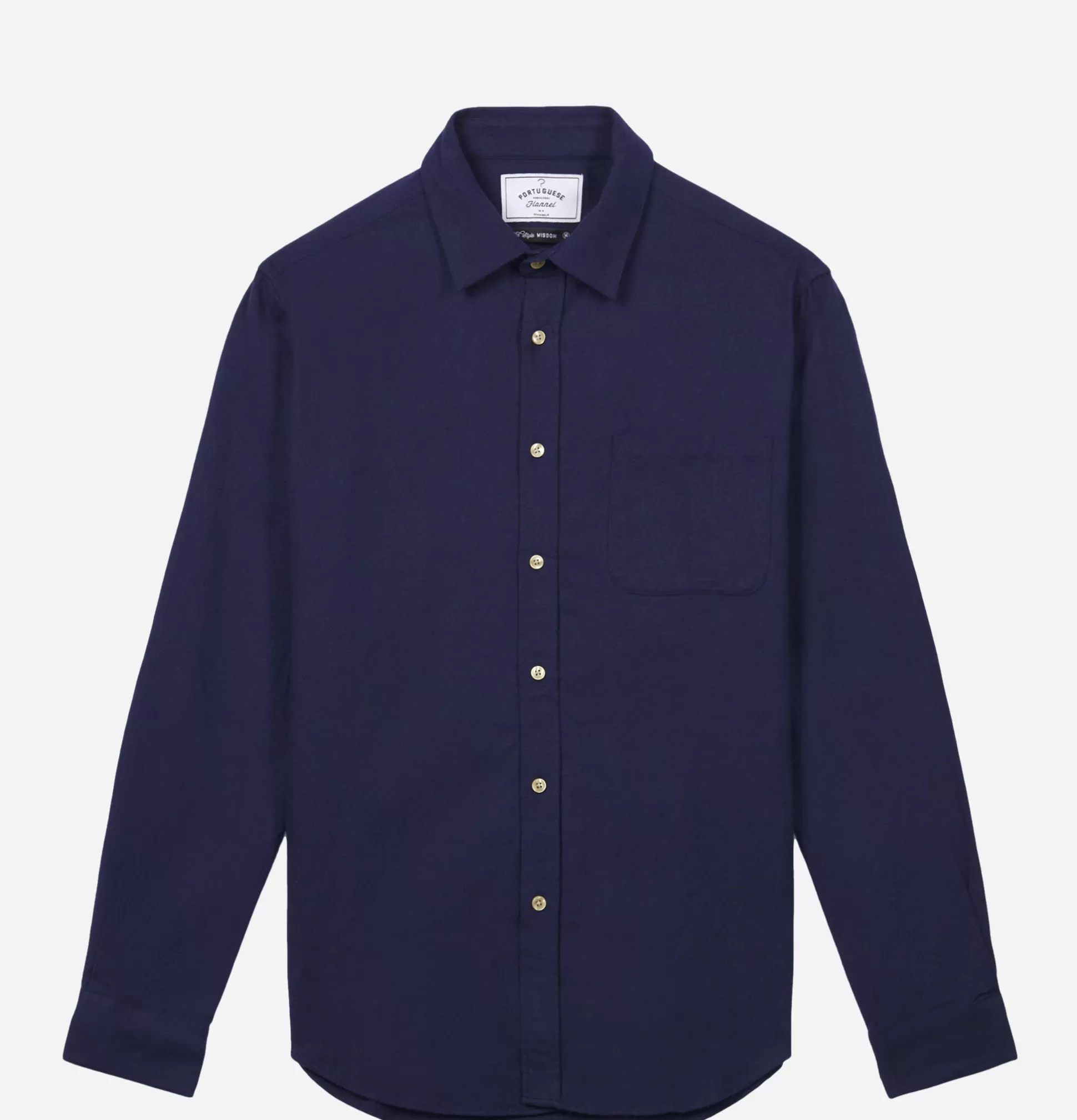 PORTUGUESE FLANNEL Shirts & Polos<Teca Shirt Navy