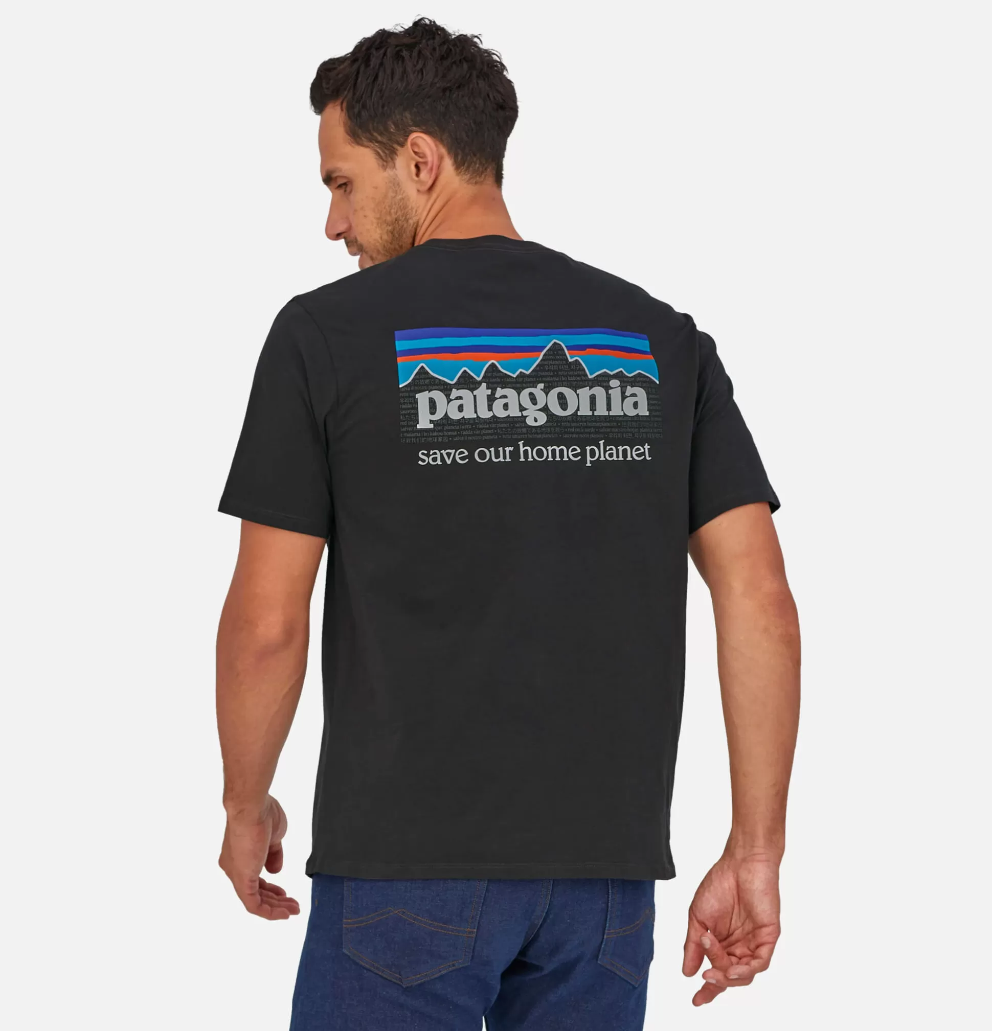 PATAGONIA T-Shirts<Tee Shirt P6 Mission Ink Black