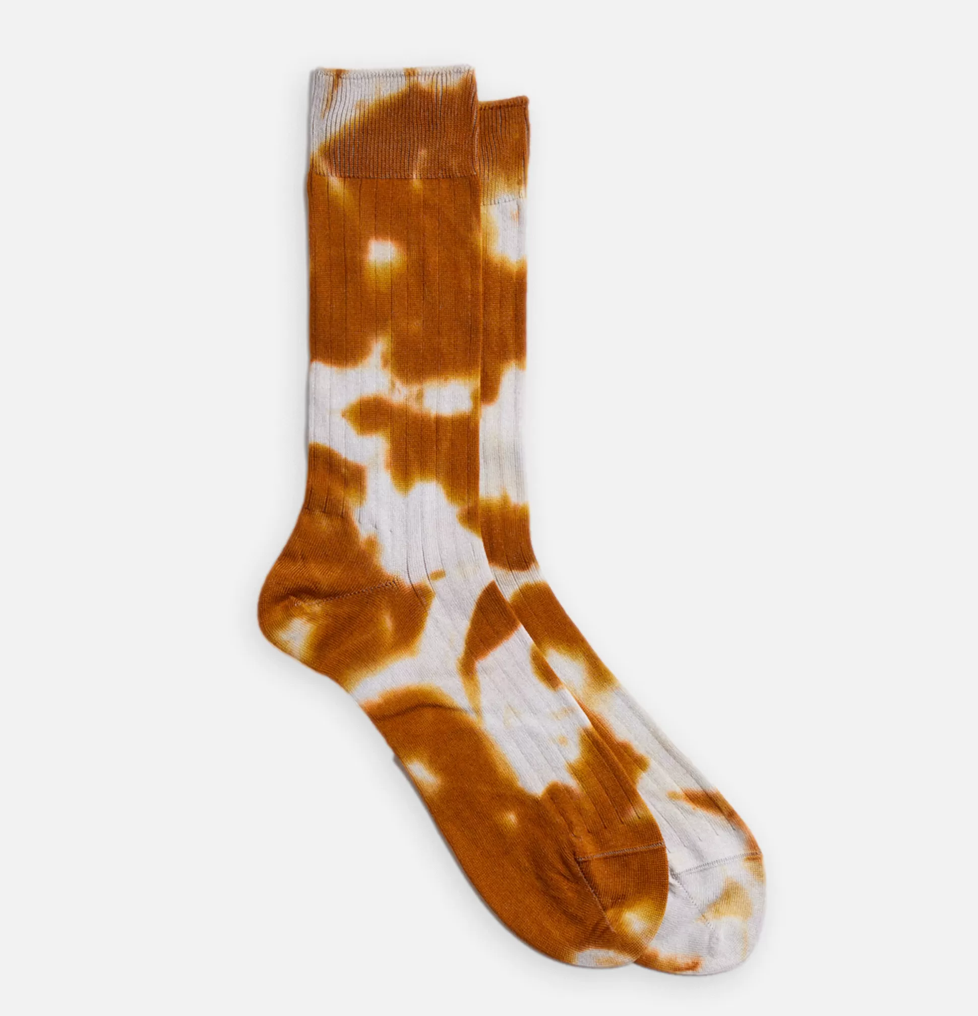 ROTOTO Socks<Tie Dye Formal Socks Brown