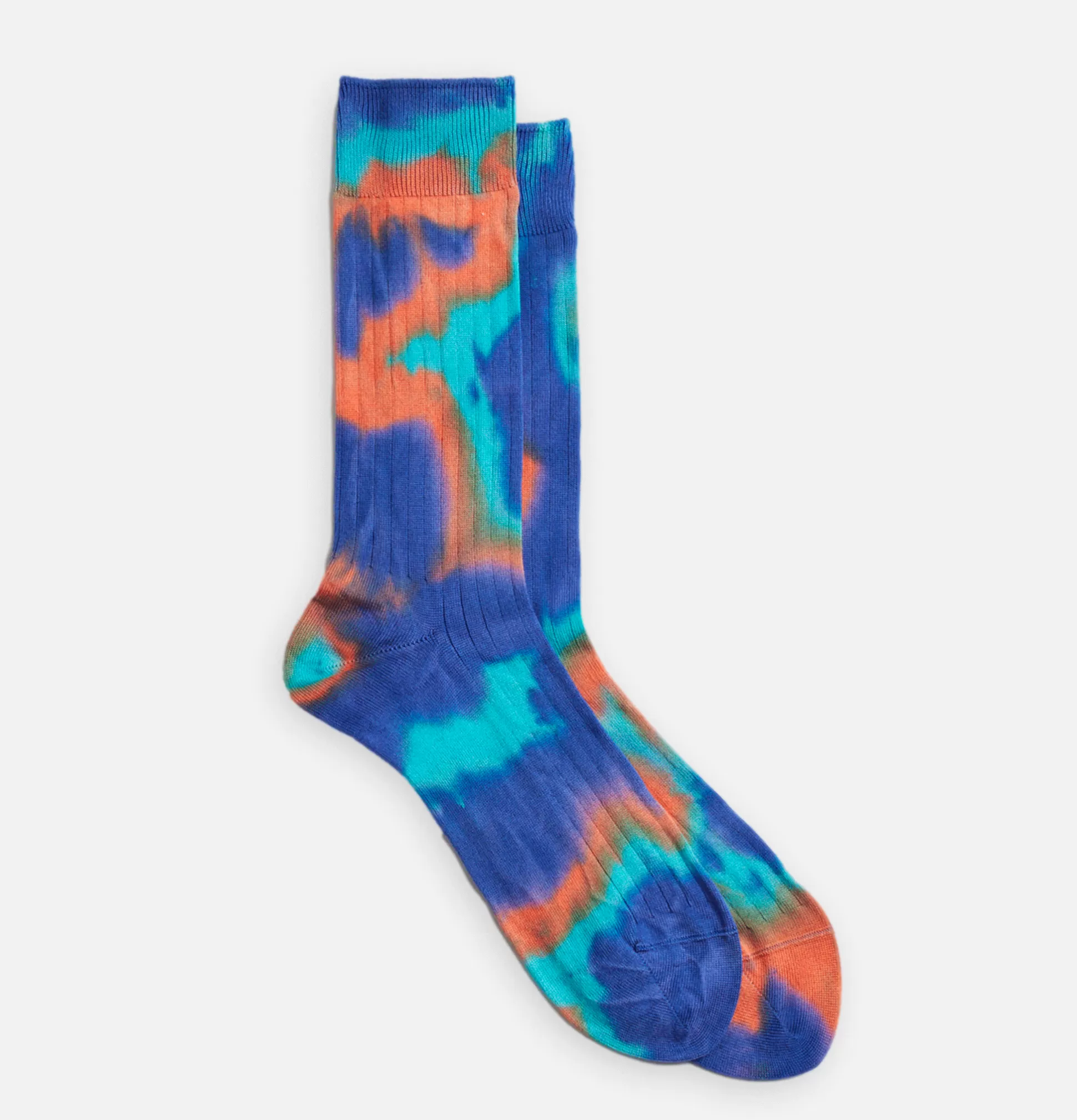 ROTOTO Socks<Tie Dye Formal Socks Brown