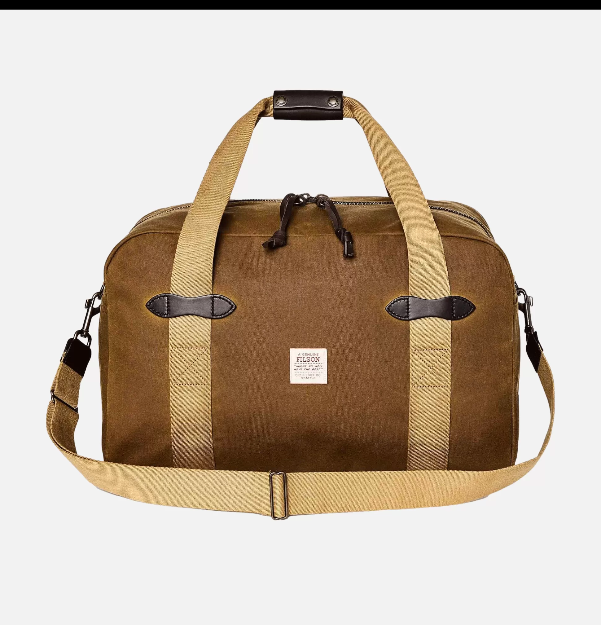 FILSON Travel Bags<Tin Cloth Medium Duffle Bag Dark Tan