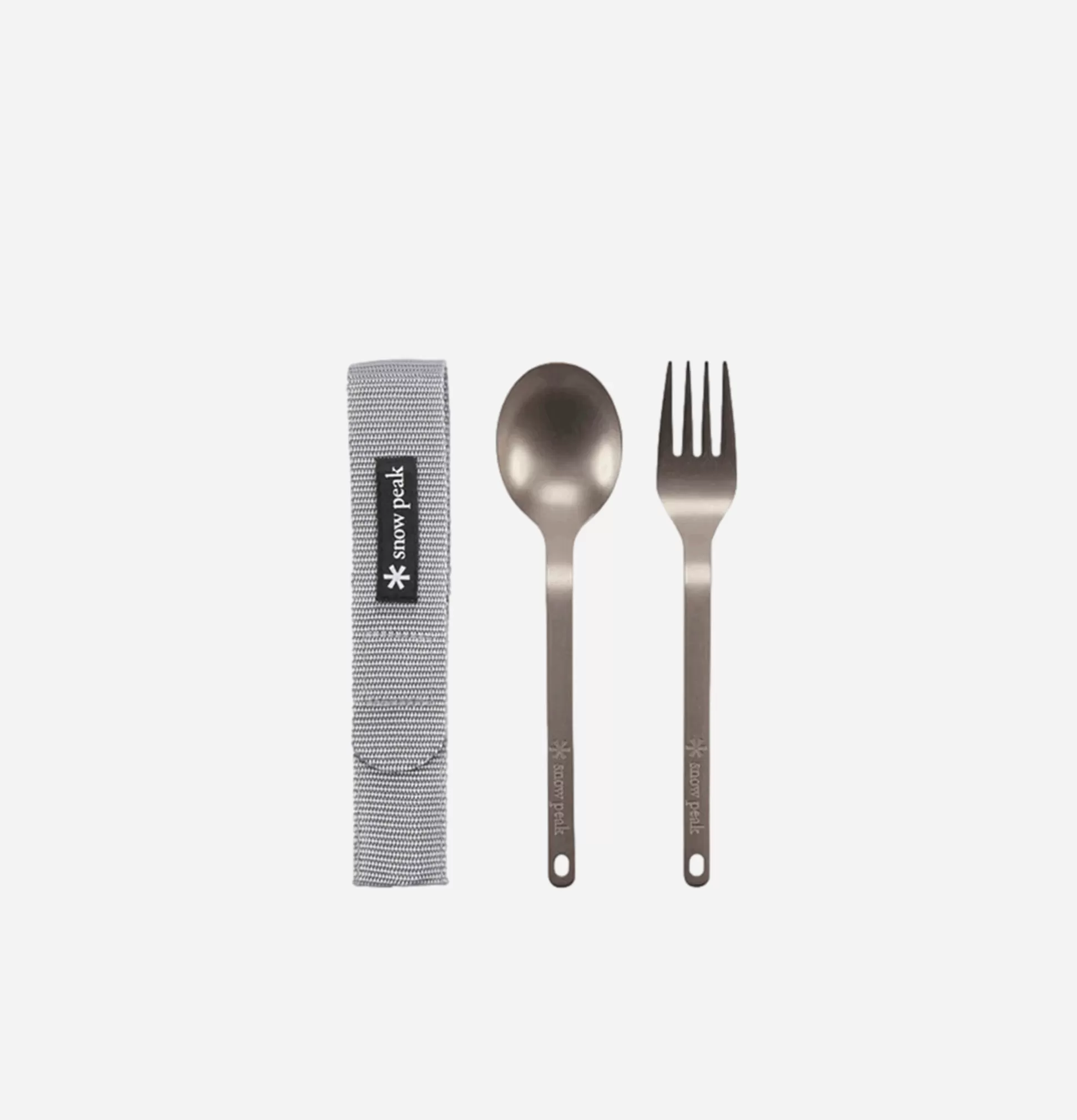 SNOW PEAK Outdoor<Titanium Fork And Spoon Set