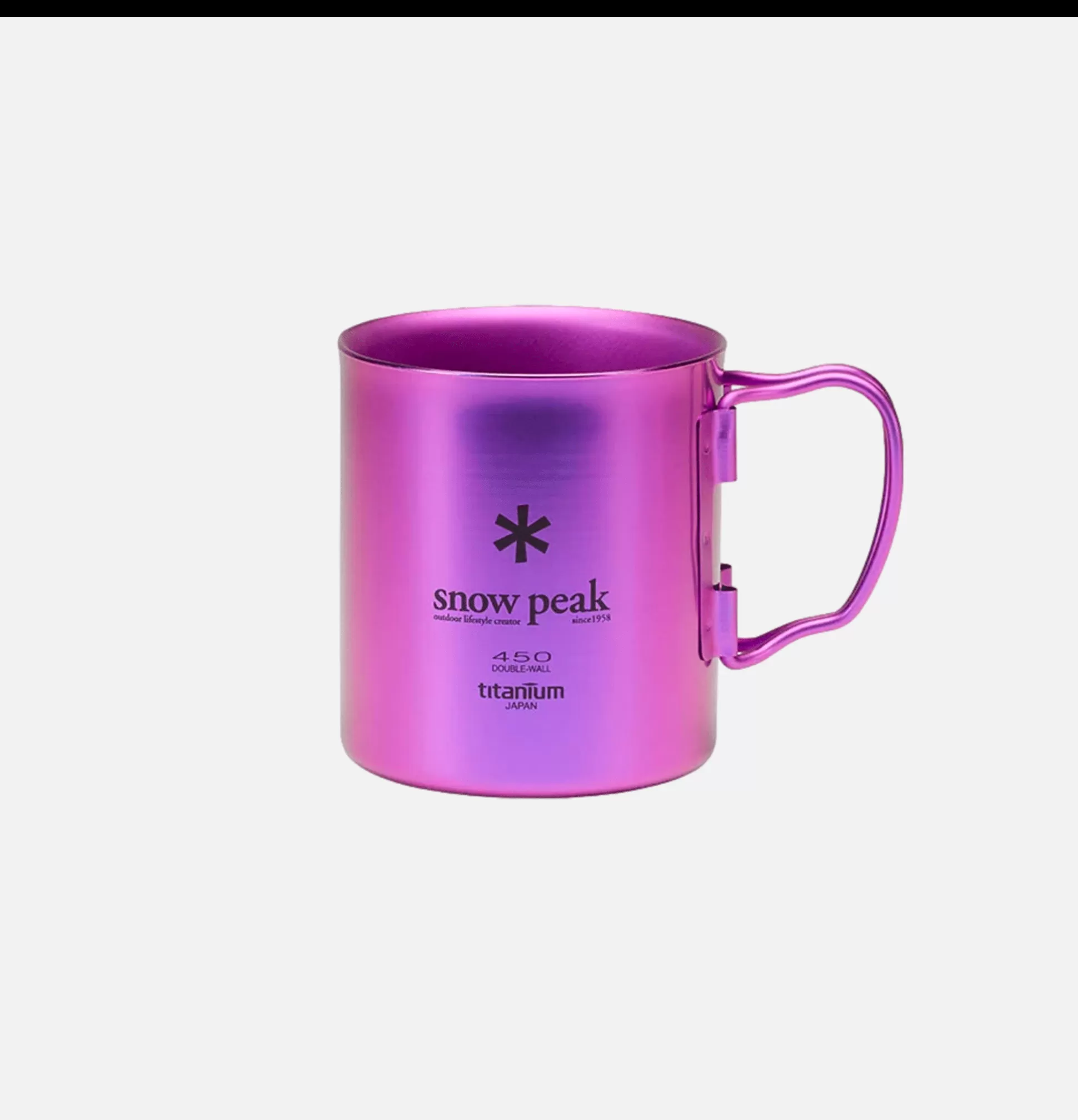 SNOW PEAK Maison<Titanium Single 450 Cup Purple