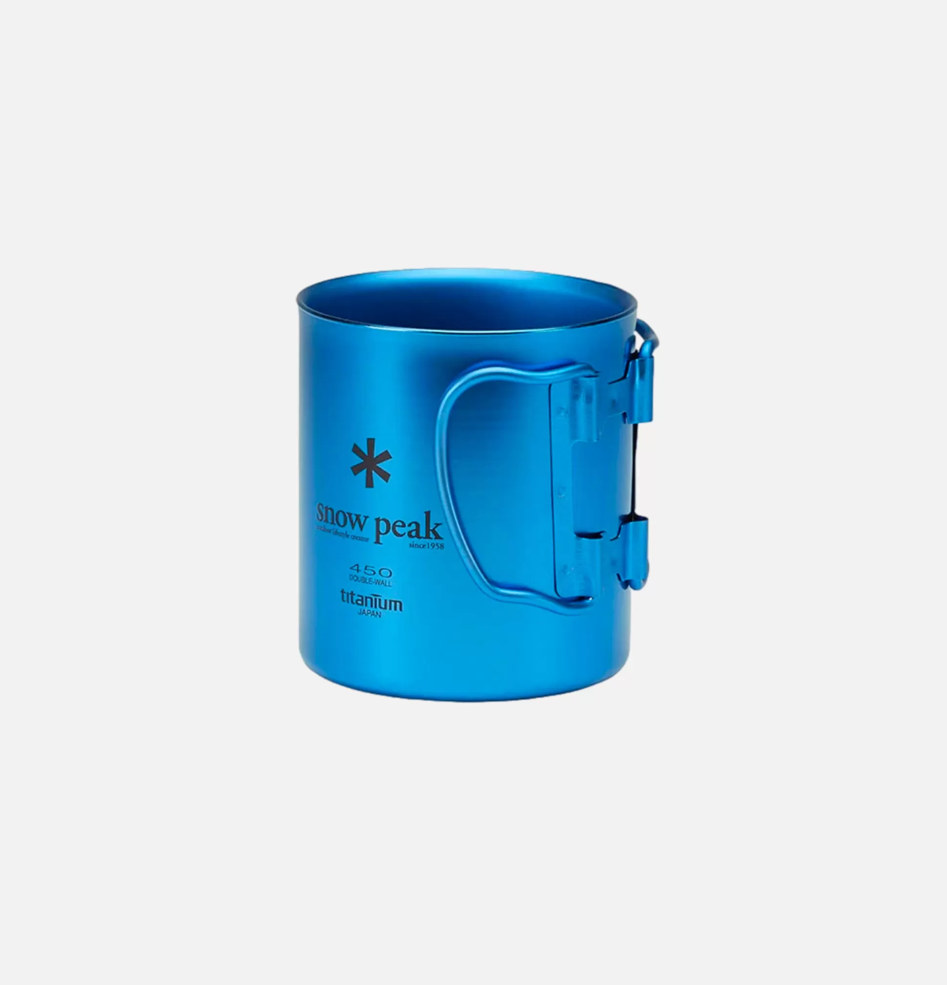 SNOW PEAK Maison<Titanium Single Cup 450 Blue